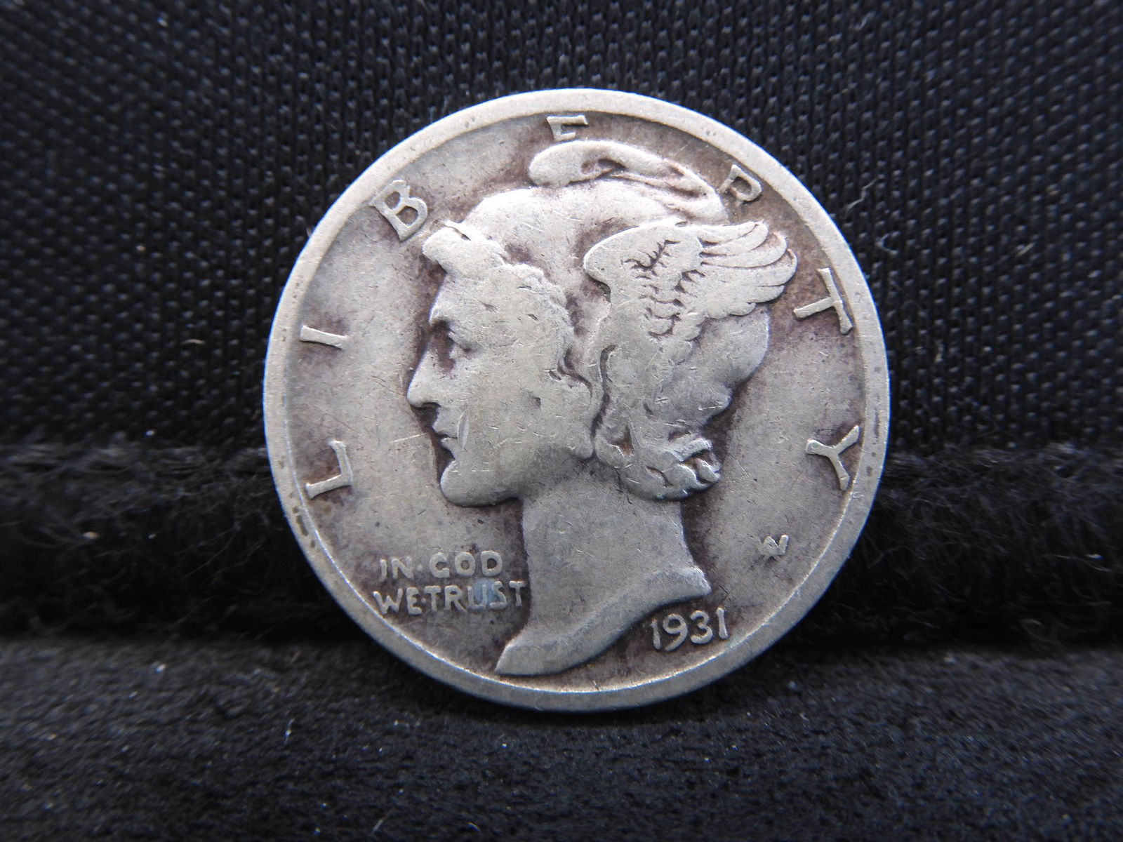 1931-S Mercury Silver Dime - Semi-Key Date! (1 of 2)