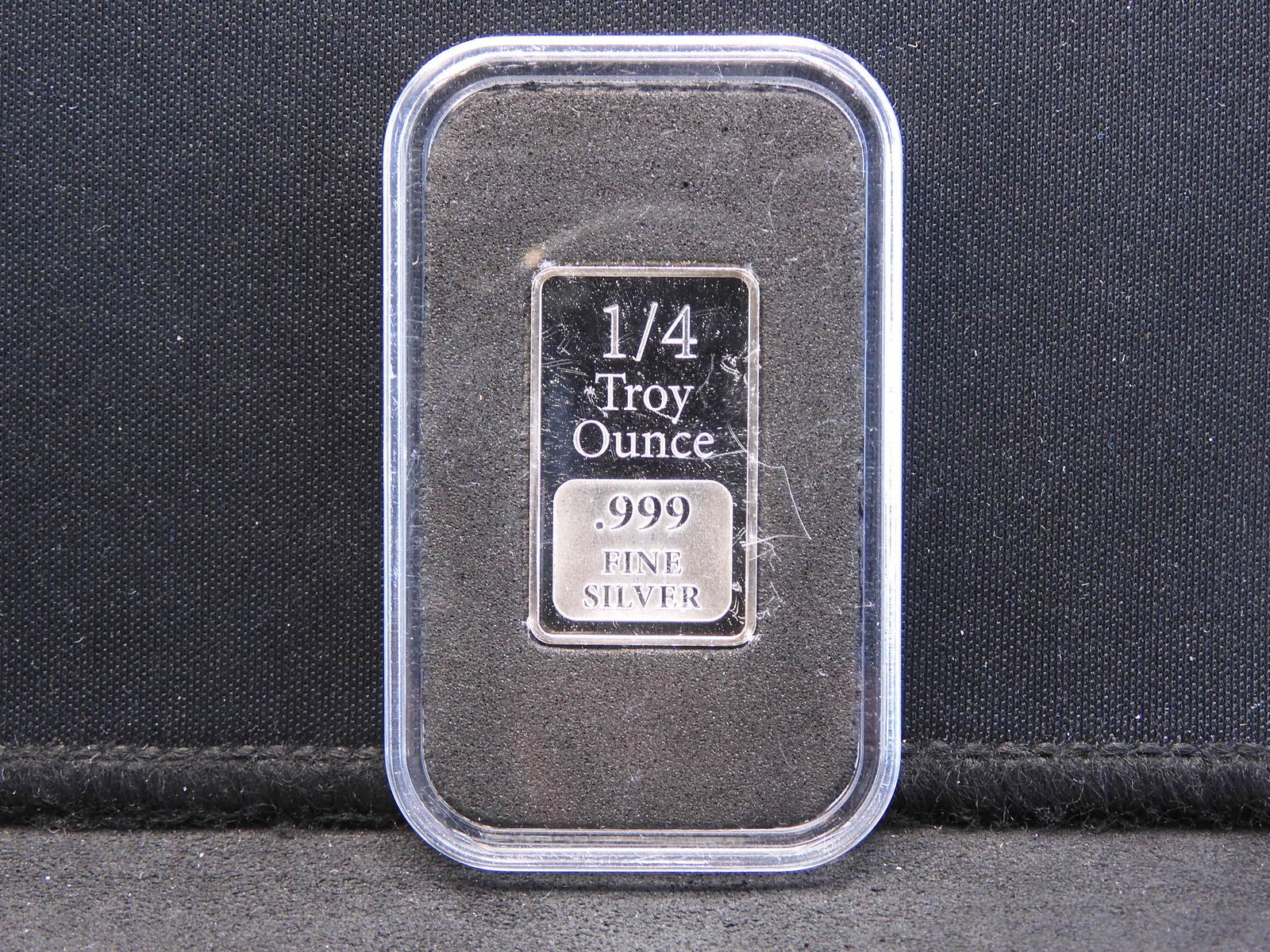Silver - 1/4 Troy Oz. .999 Fine Silver Bar (1 of 4)