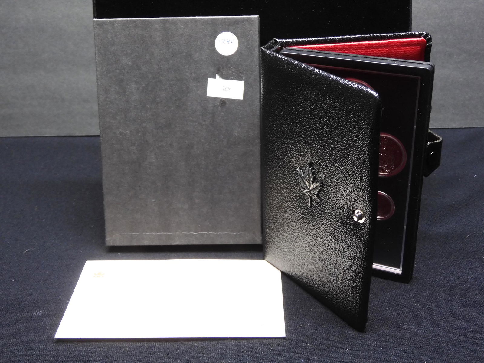 1980 Canadian Double Dollar Proof 7 Coin Set w/ Case & (1 of 4)