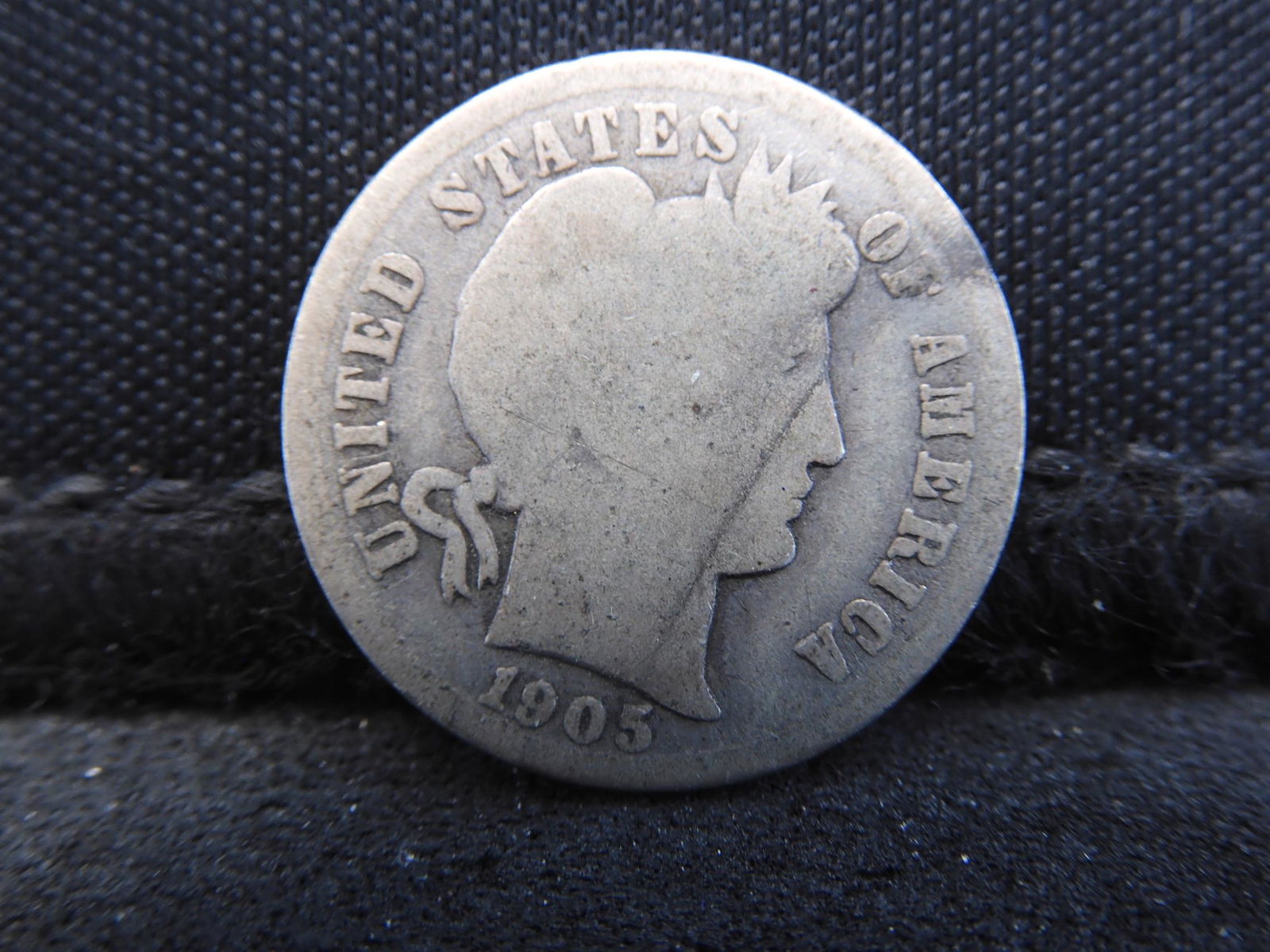 1905-O Barber Silver Dime - Nice Detail! (1 of 2)