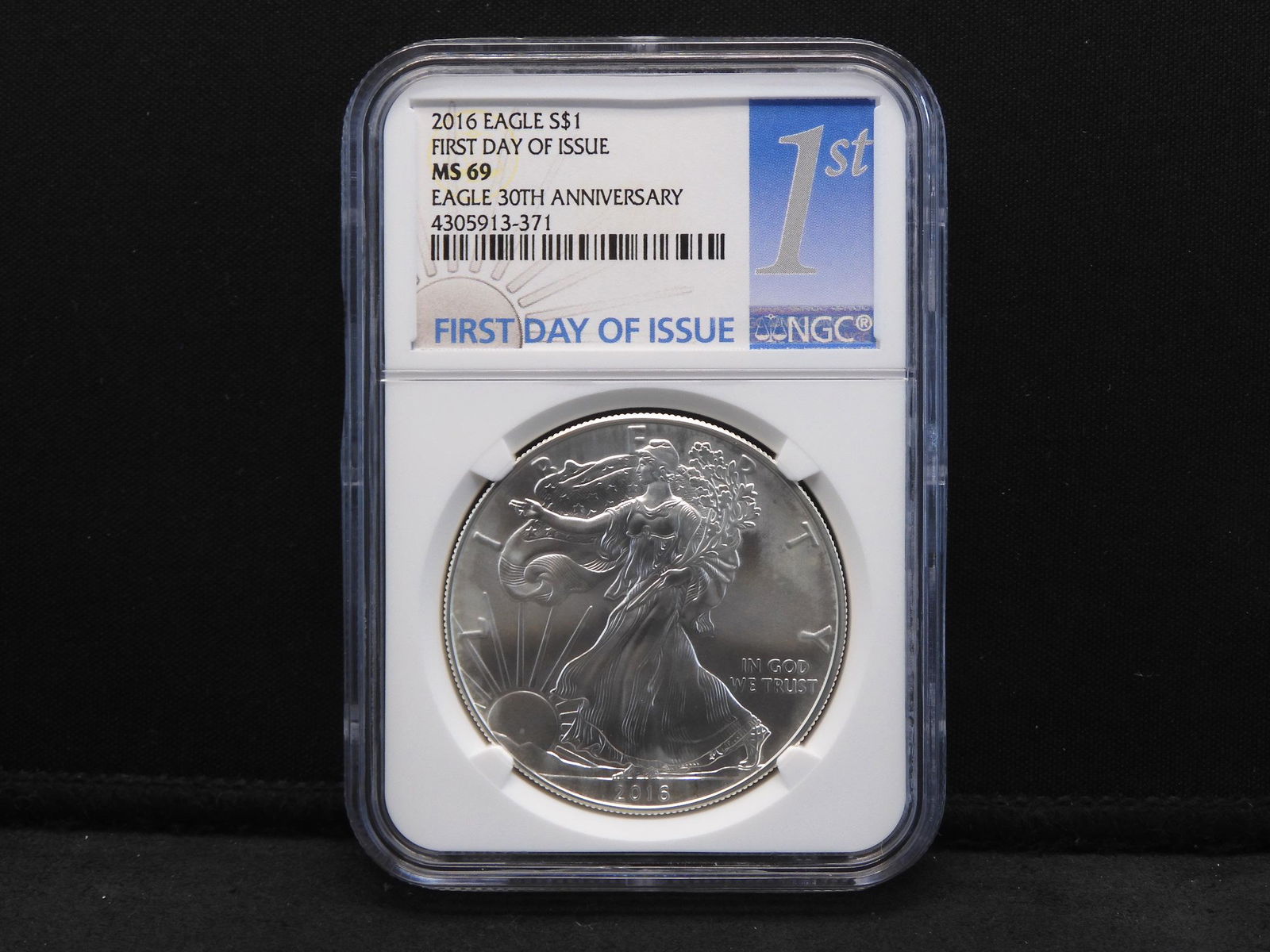 2016 NGC MS69 1st Day of Issue American Silver Eagle - (1 of 4)