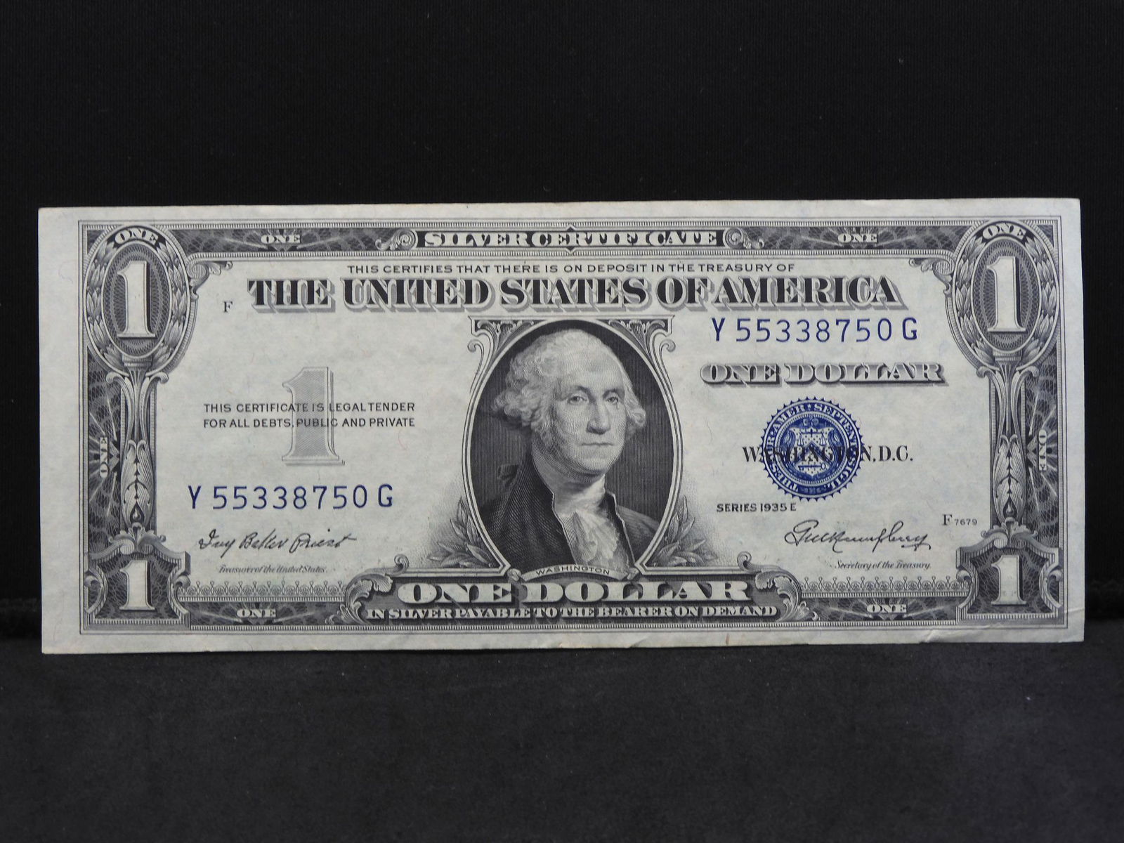 Series 1935-E U.S. $1.00 Silver Certificate Note - Nice (1 of 3)