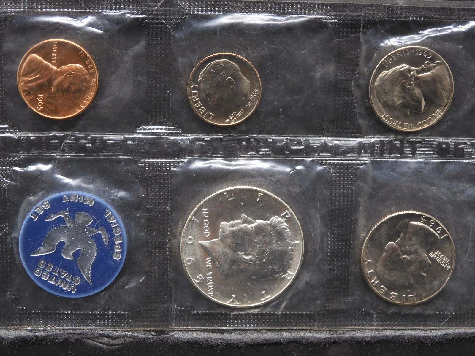 1965 "SPECIAL MINT SET (SMS)â€¦NO ENVELOPE (1 of 2)