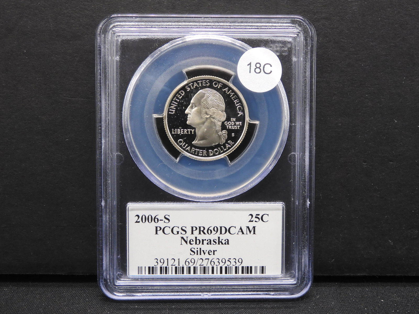 2006-S Washington Statehood 25c - Nebraska.  PCGS PR69 (1 of 4)