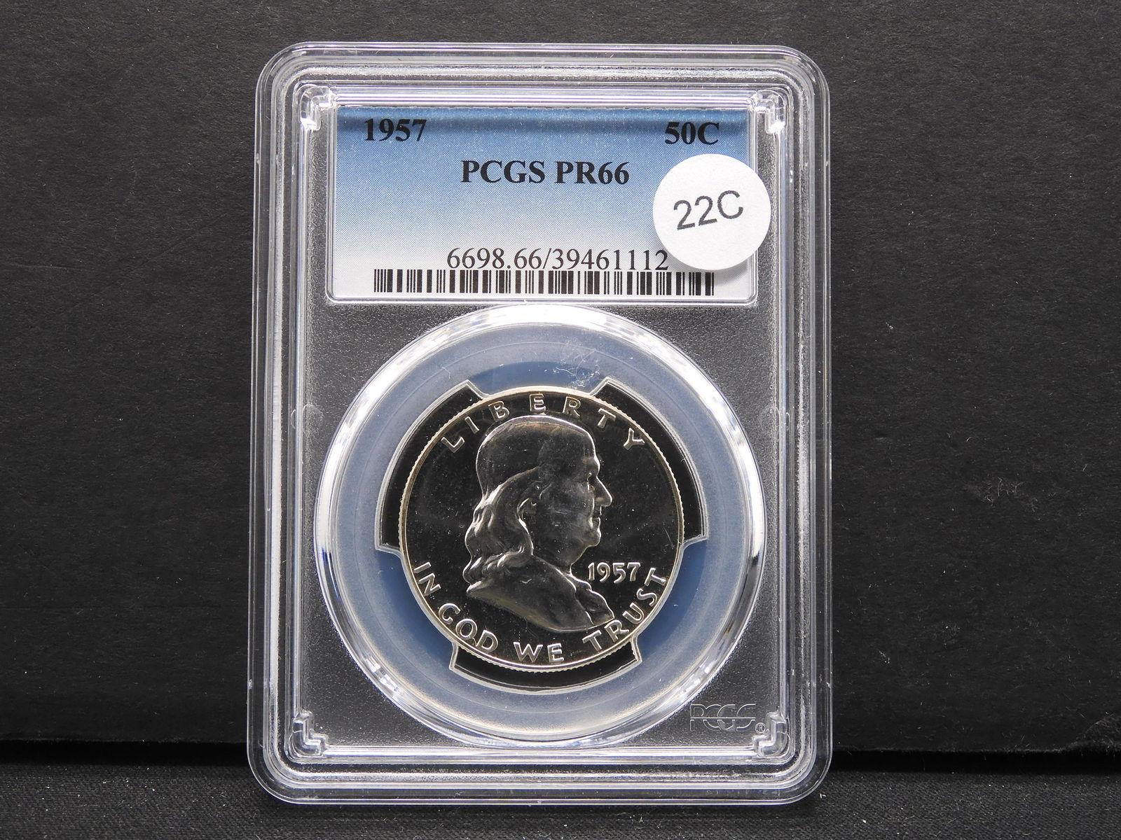 1957 Franklin 50c.  PCGS PR66. (1 of 4)