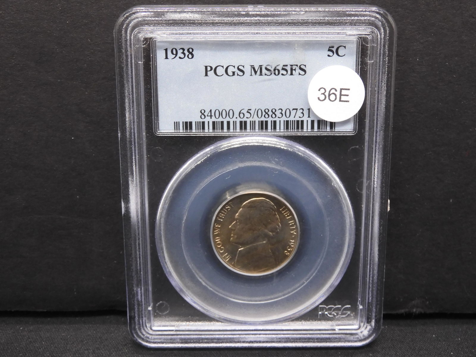 1938 Jefferson 5c.  PCGS MS65 FS. (1 of 4)