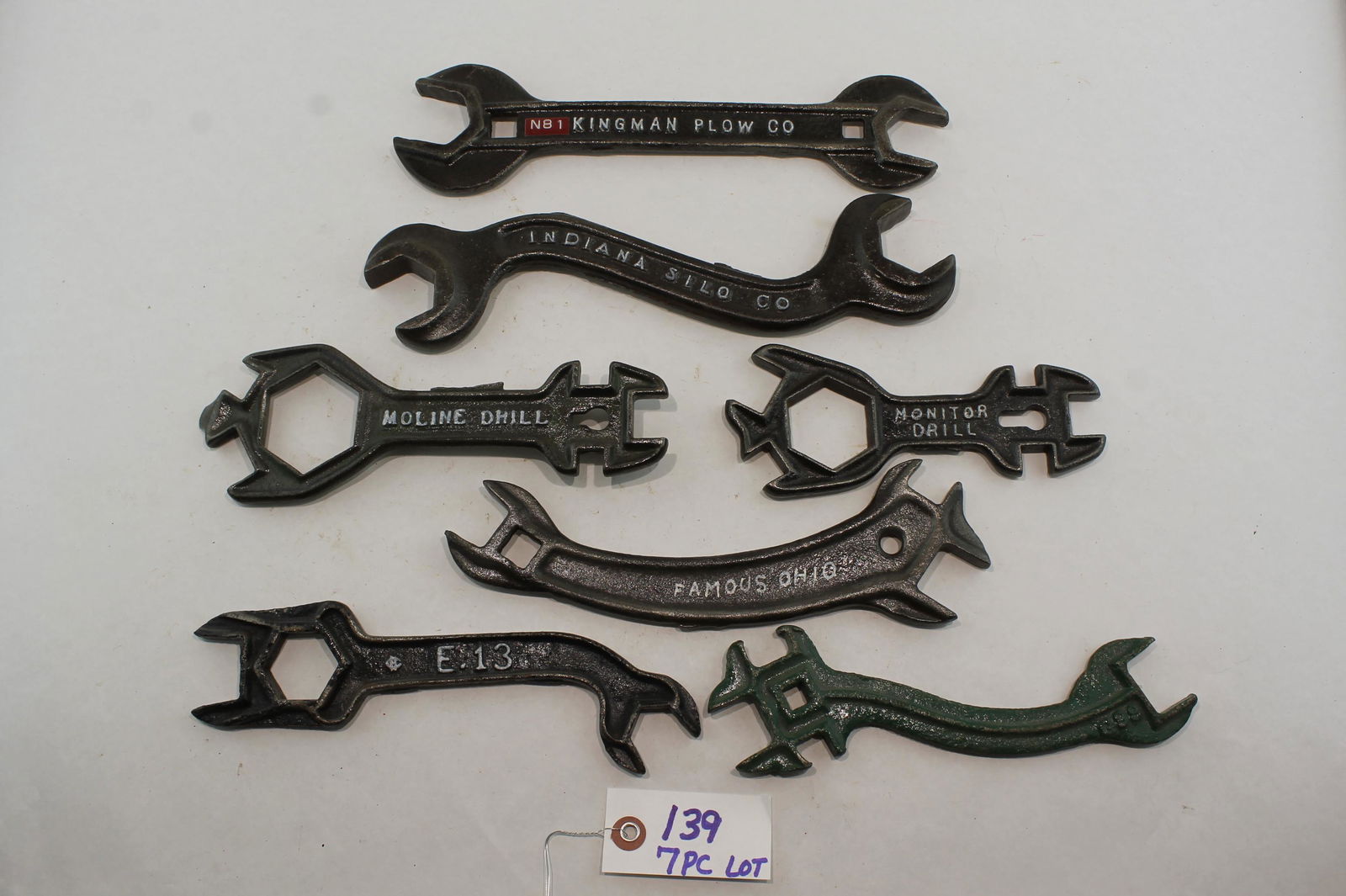 7 pc Lot Farm Wrenches (1 of 2)