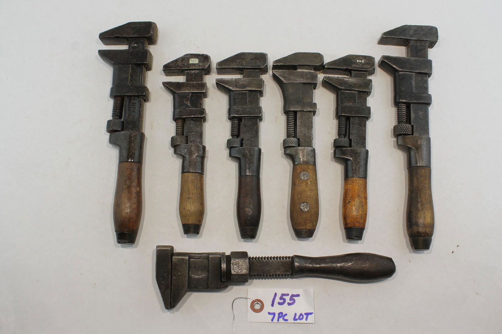 7 pc Lot 8" & 10" Monkey Wrenches (1 of 2)