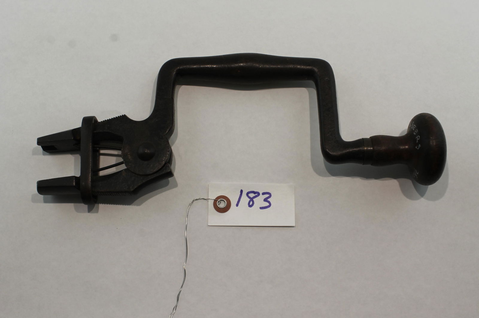 RARE: Hoyt & Beers 1859 Patent Brace Bit &  Carriage (1 of 3)