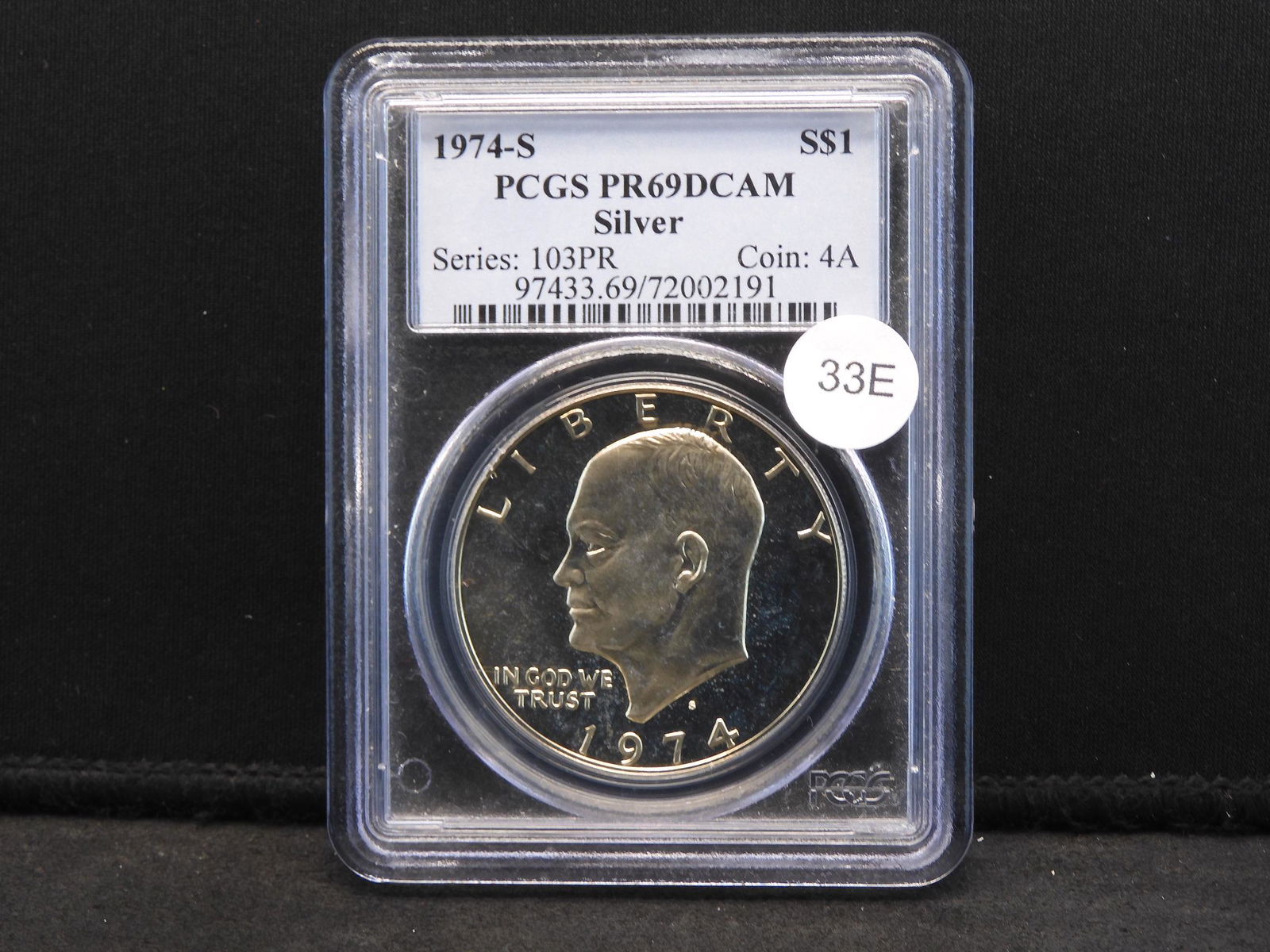1974-S Silver Eisenhower Dollar PCGS PR69DCAM (1 of 4)