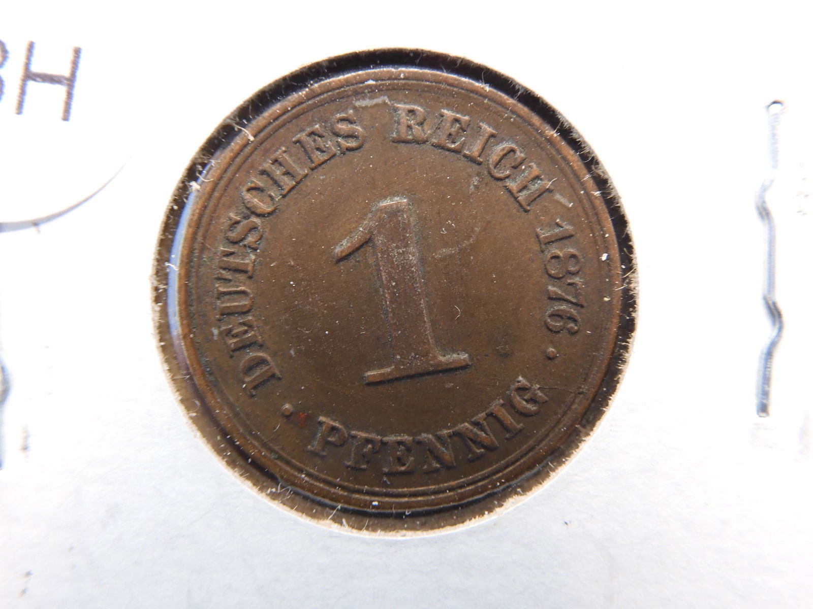 1876 A 1 Pfennig From Germany (1 of 3)