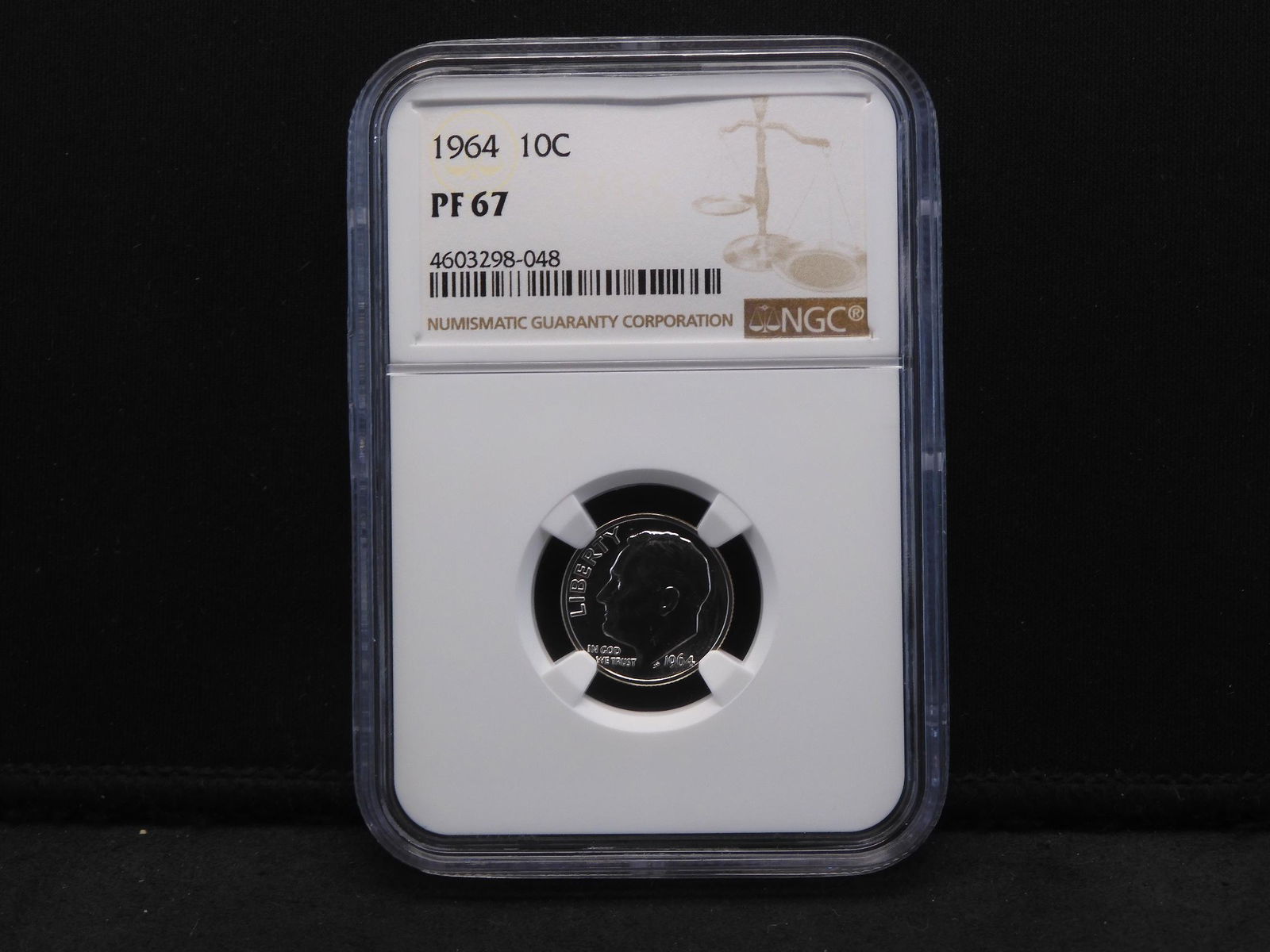1964 NGC PF67 Roosevelt Silver Dime (1 of 4)