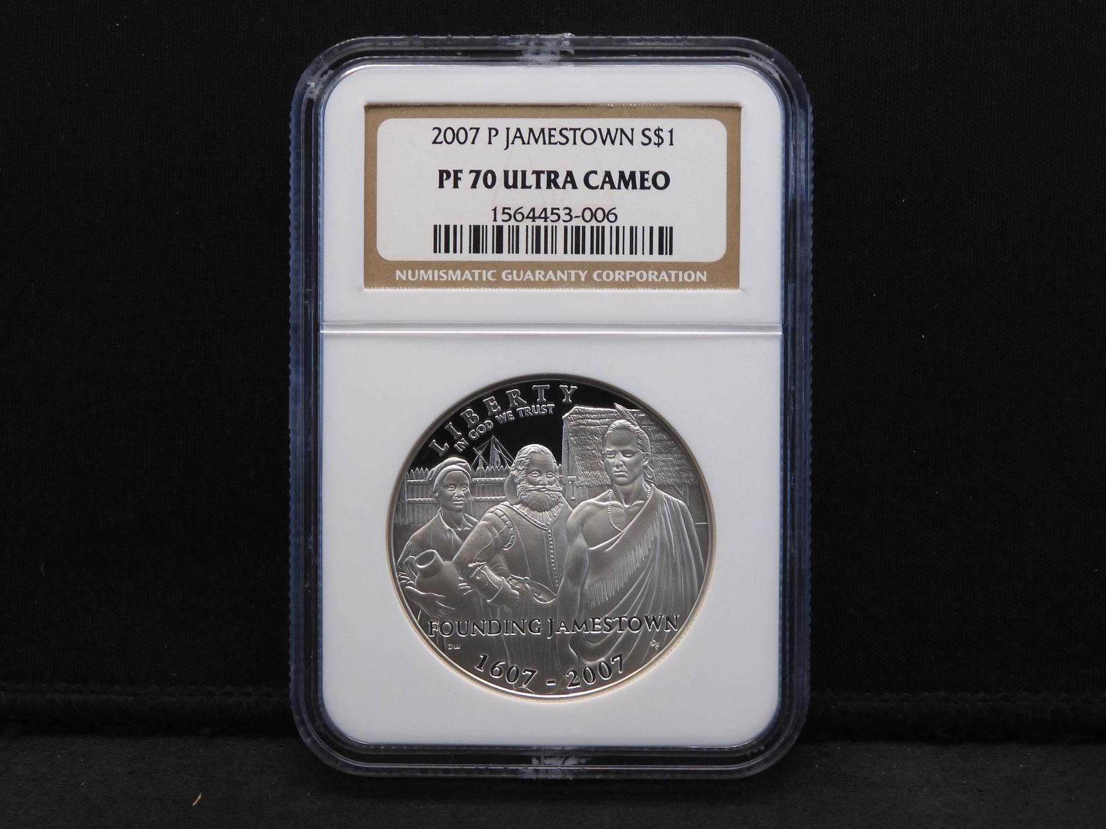 2007-P NGC PF70 Ultra Cameo Jamestown Commem. Silver (1 of 4)