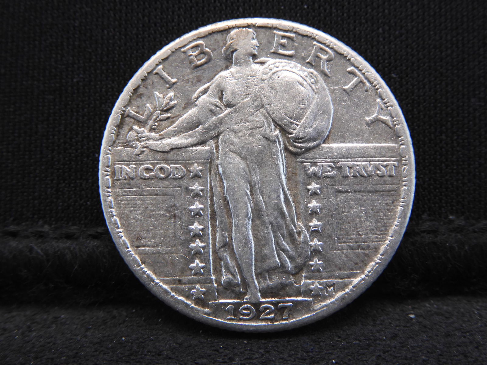 1927 Standing Liberty Silver Quarter - Nice Detail (1 of 2)