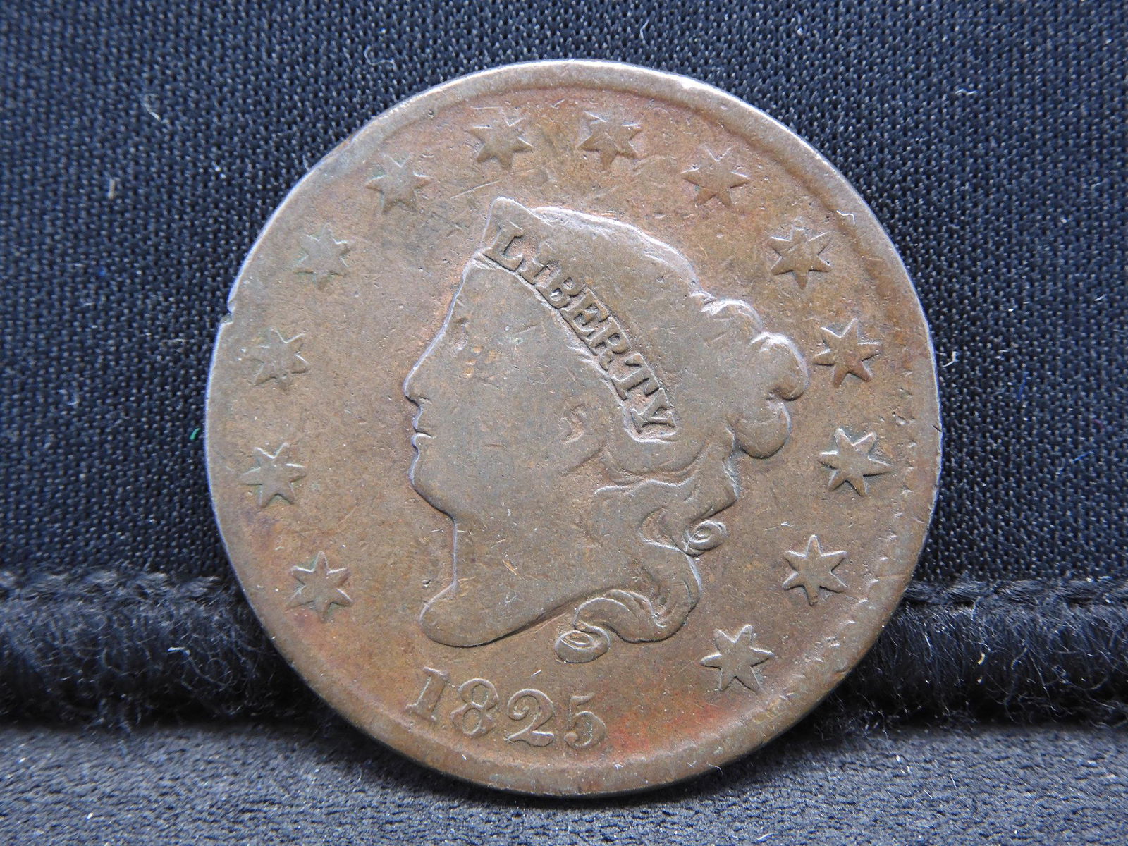 1825 Coronet Head Large Cent - Nice Circ. (1 of 2)