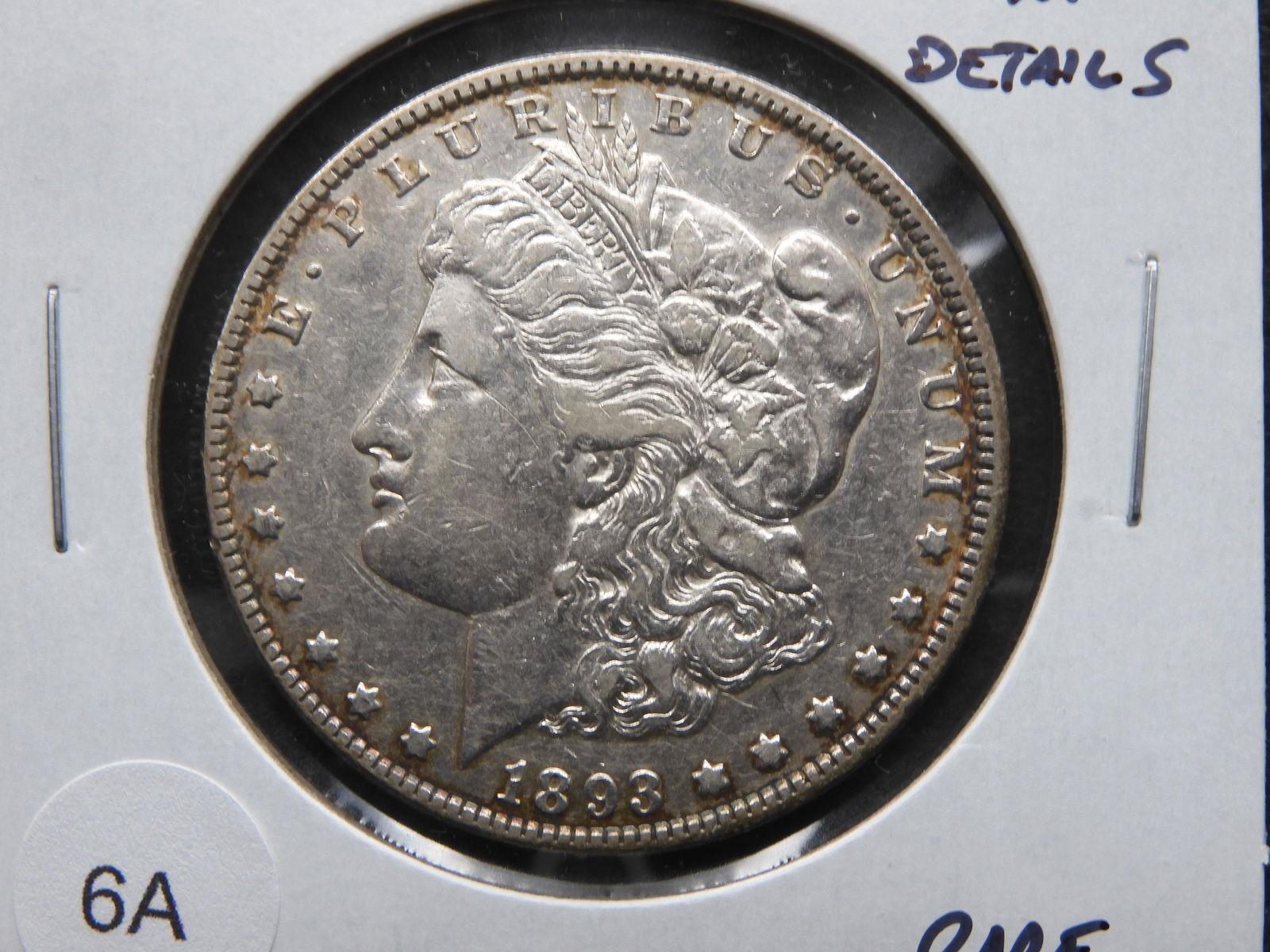 1893 Morgan $1.  XF Details.  Rare Date. (1 of 3)