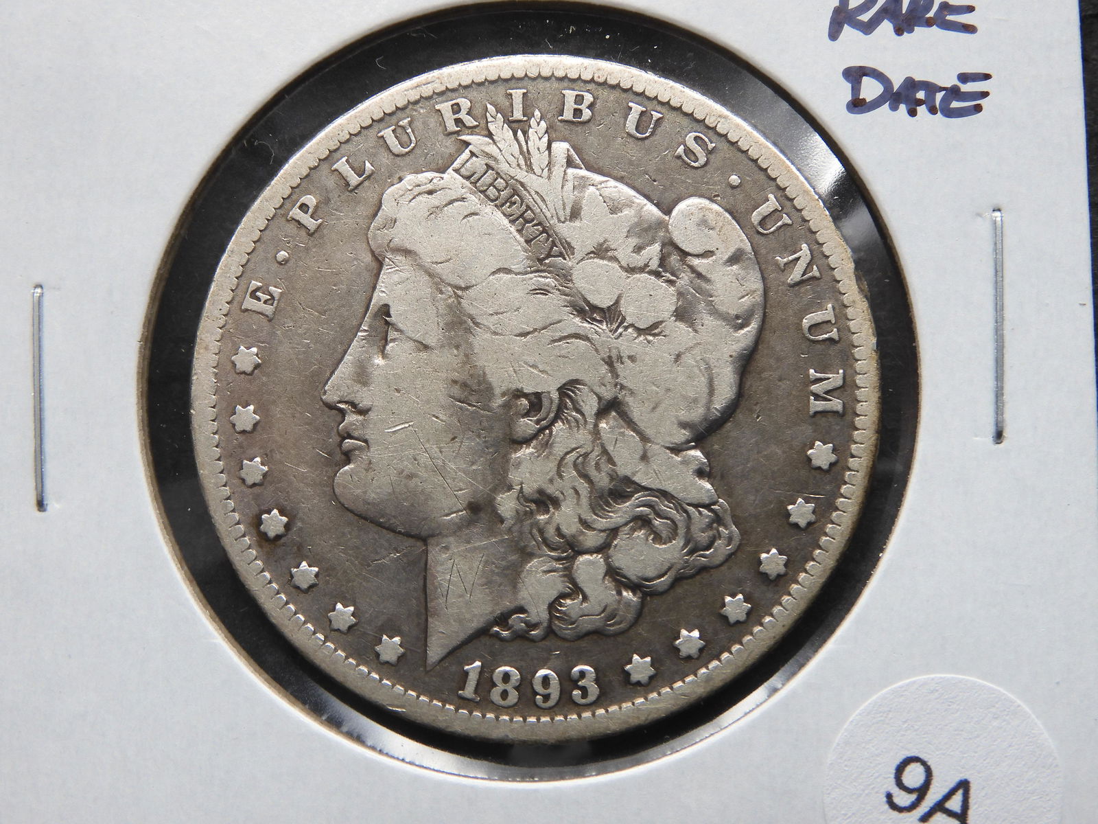 1893-CC Morgan $1.  Rare Date. (1 of 3)