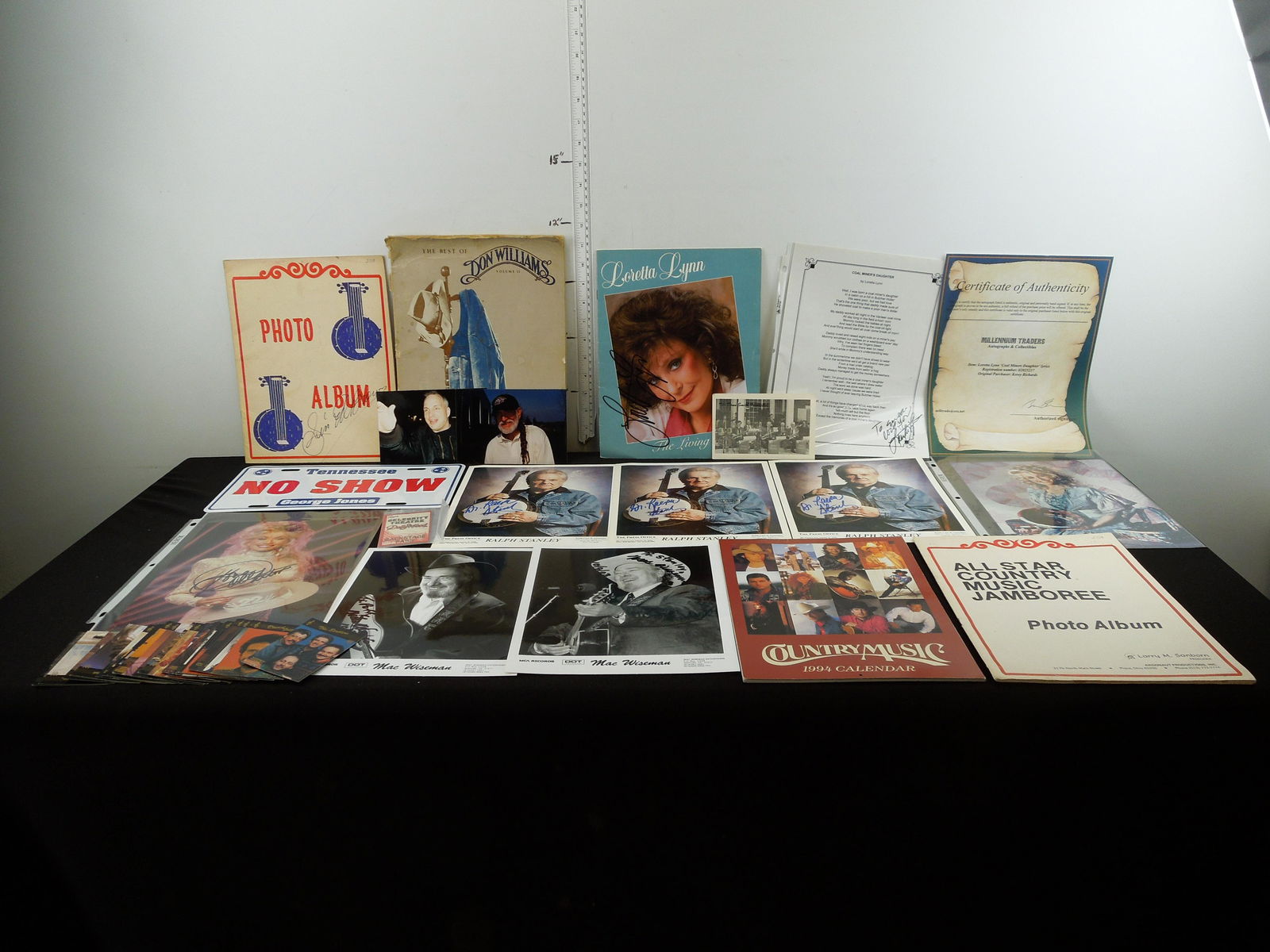 Lot of Pictures of Country and Western Artist  Signed (1 of 10)