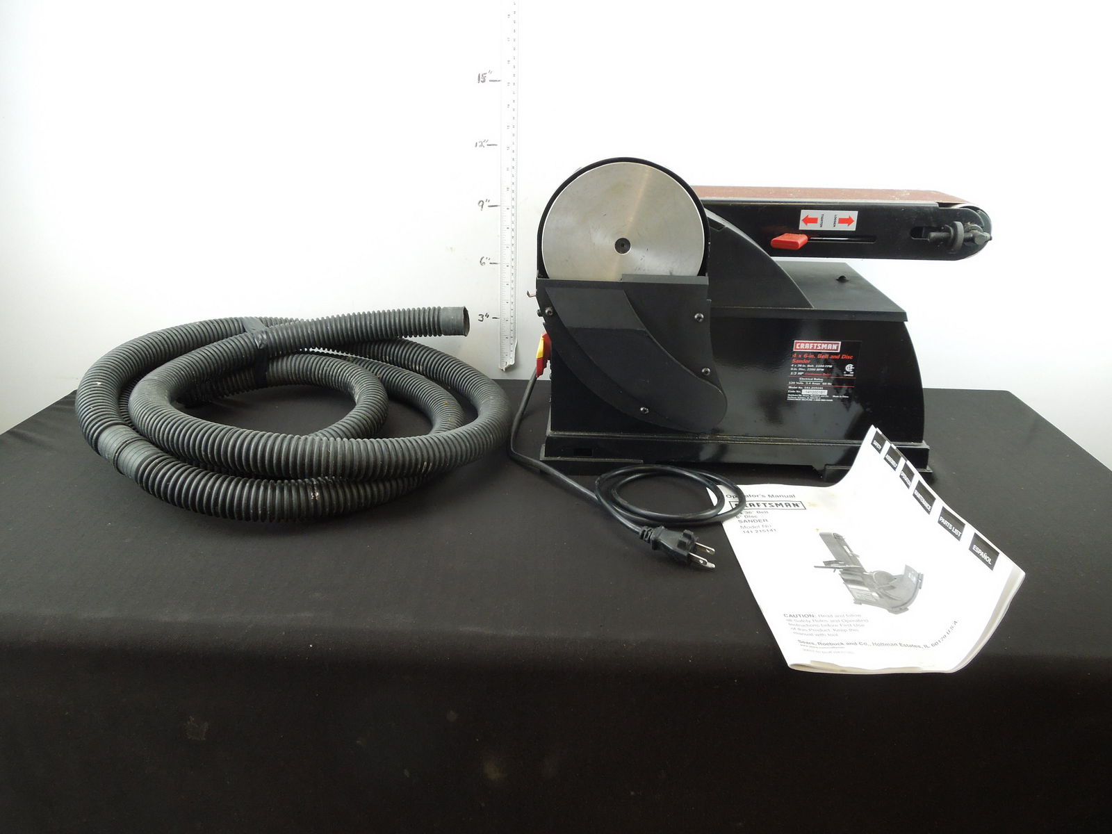 Craftsman 4" x 36" Belt 6" Disc Sander (1 of 6)