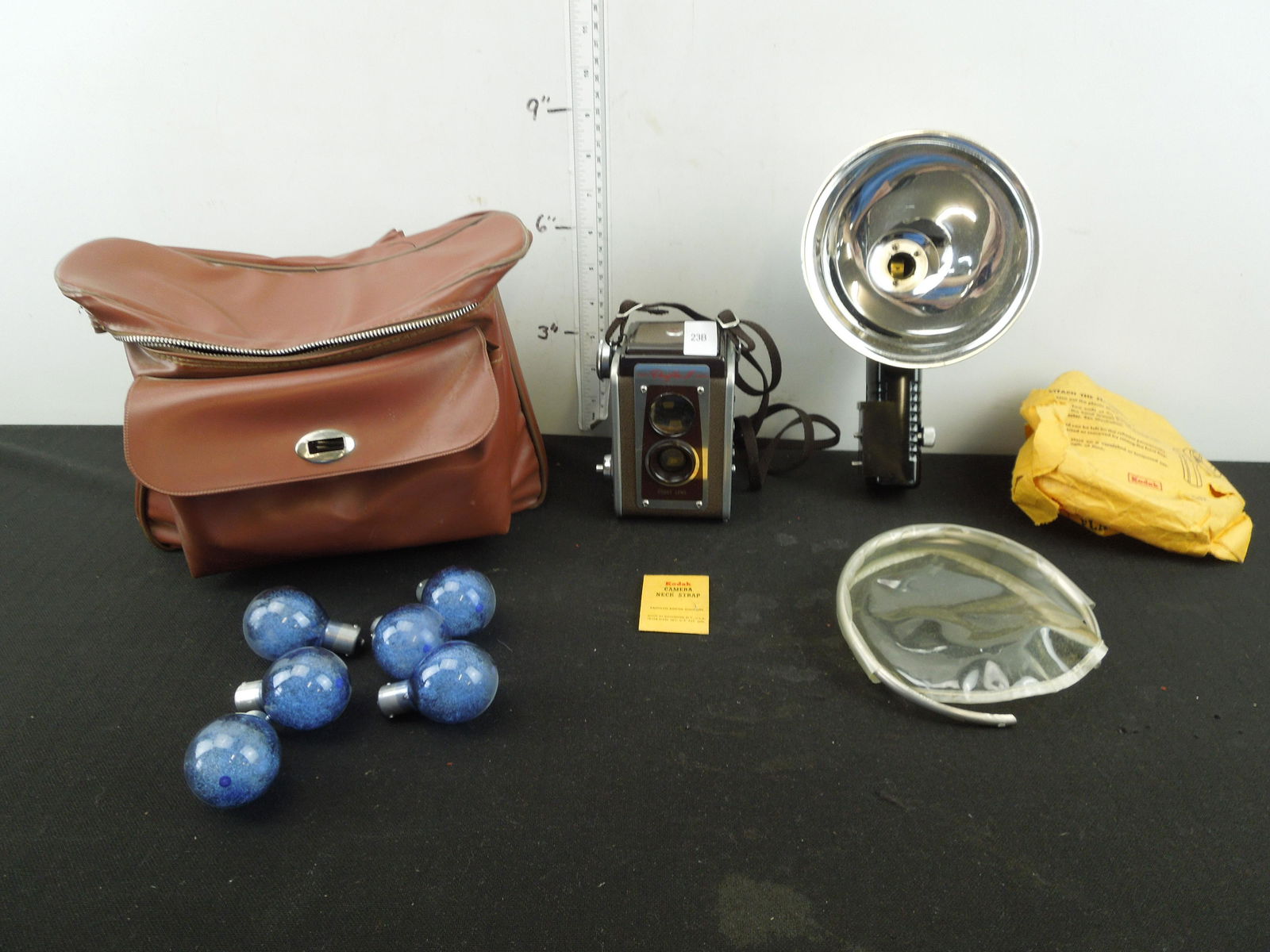 Vintage Kodak Duraflex IV Camera with flash attachment (1 of 6)