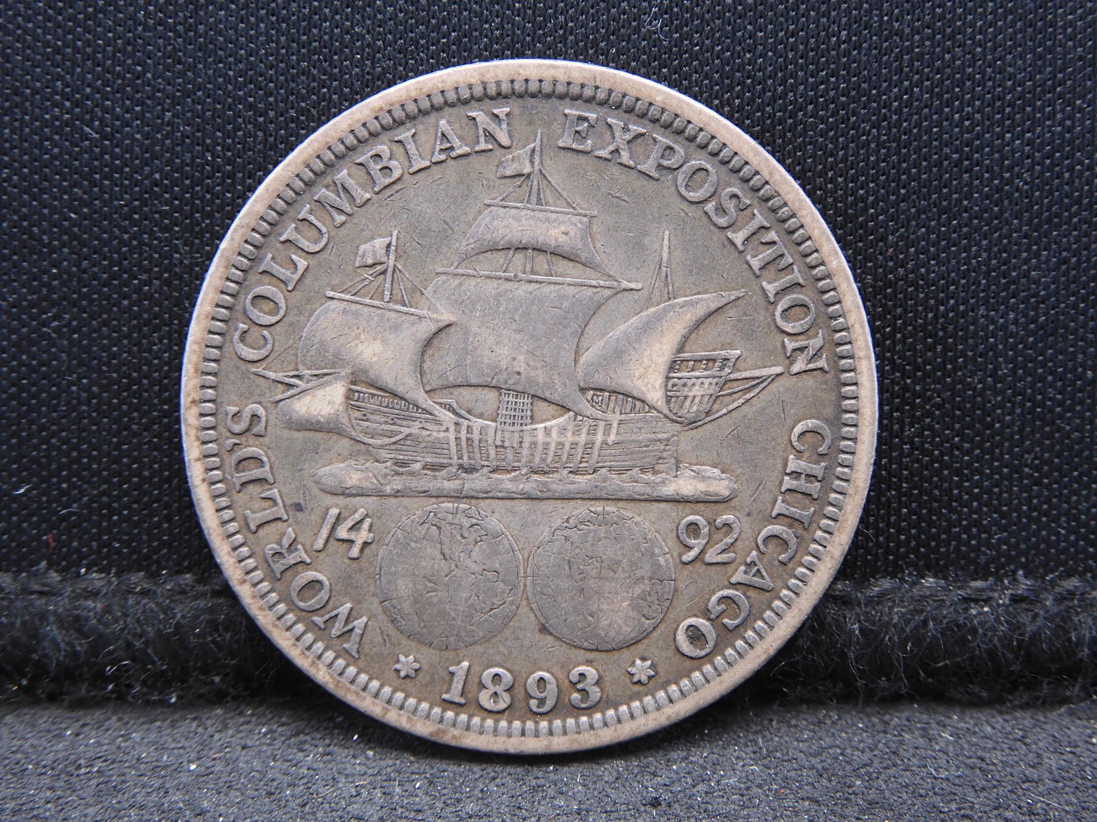 1893 US Columbian Exposition Commemorative Silver Half (1 of 2)