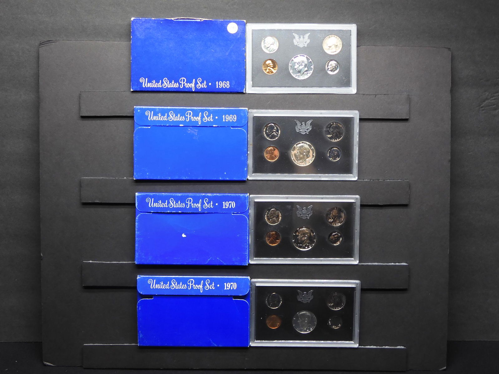 1968-S, 1969-S, 2-1970-S US Proof Set (1 of 9)