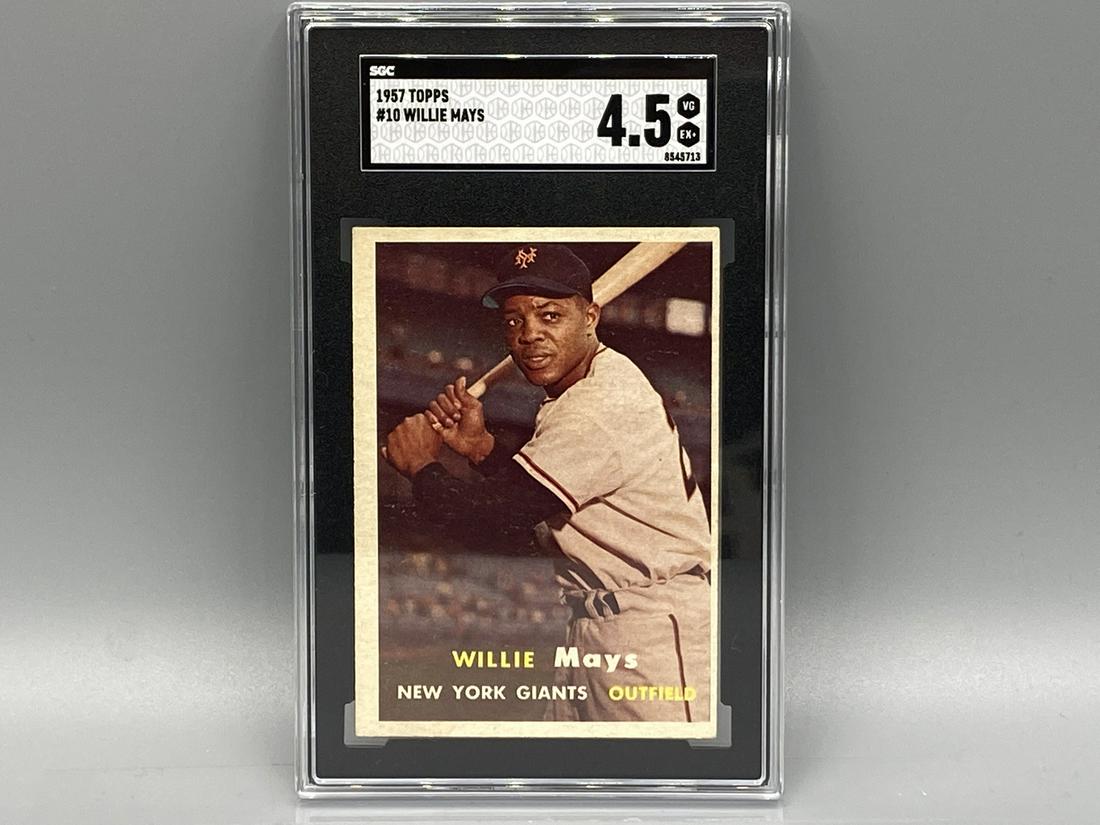 1957 Topps Willie Mays #10 SGC 4.5 HOF (1 of 2)
