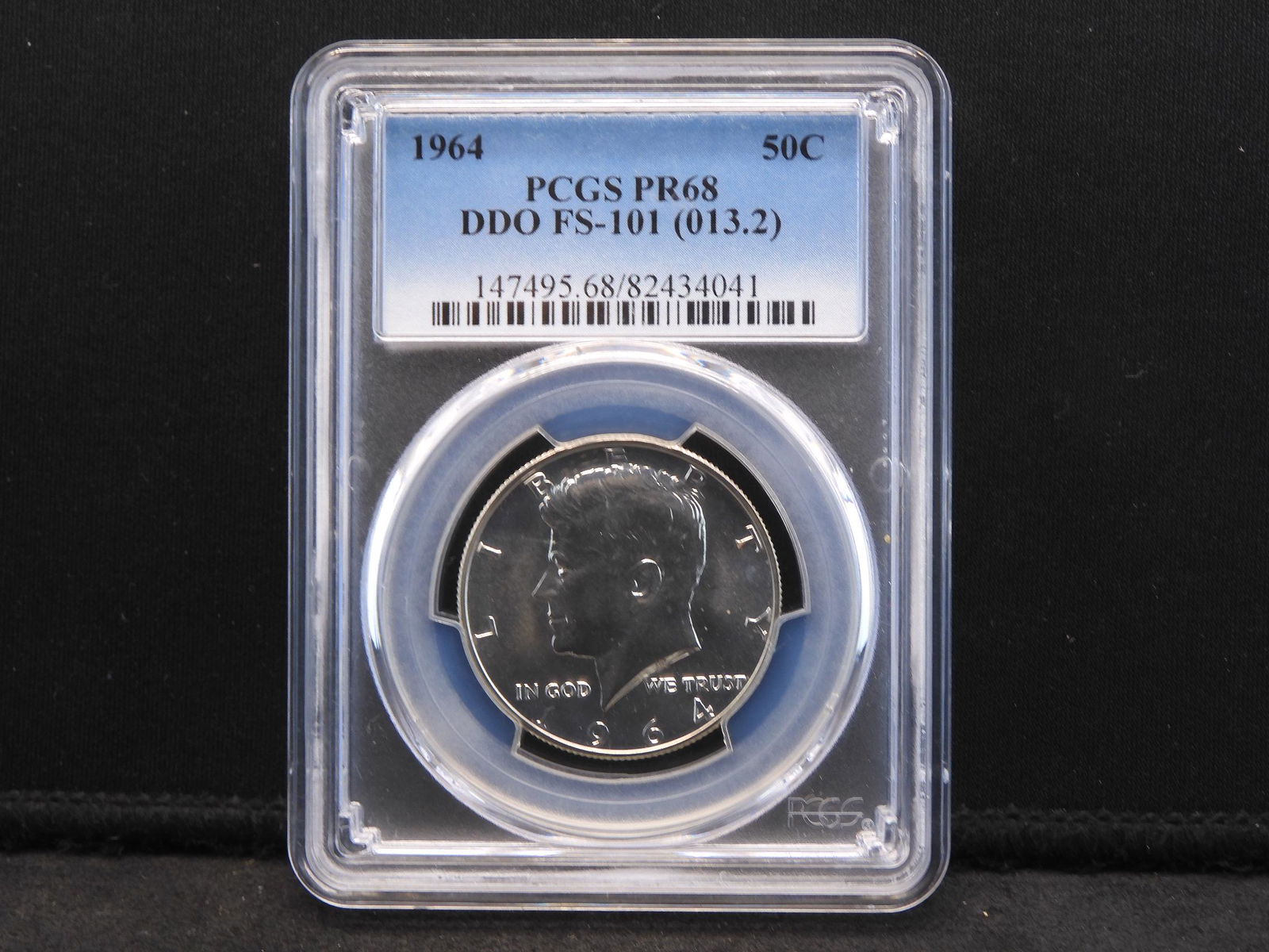 1964 PCGS PR68 DDO FS-101 (013.2) Kennedy Silver Half (1 of 4)