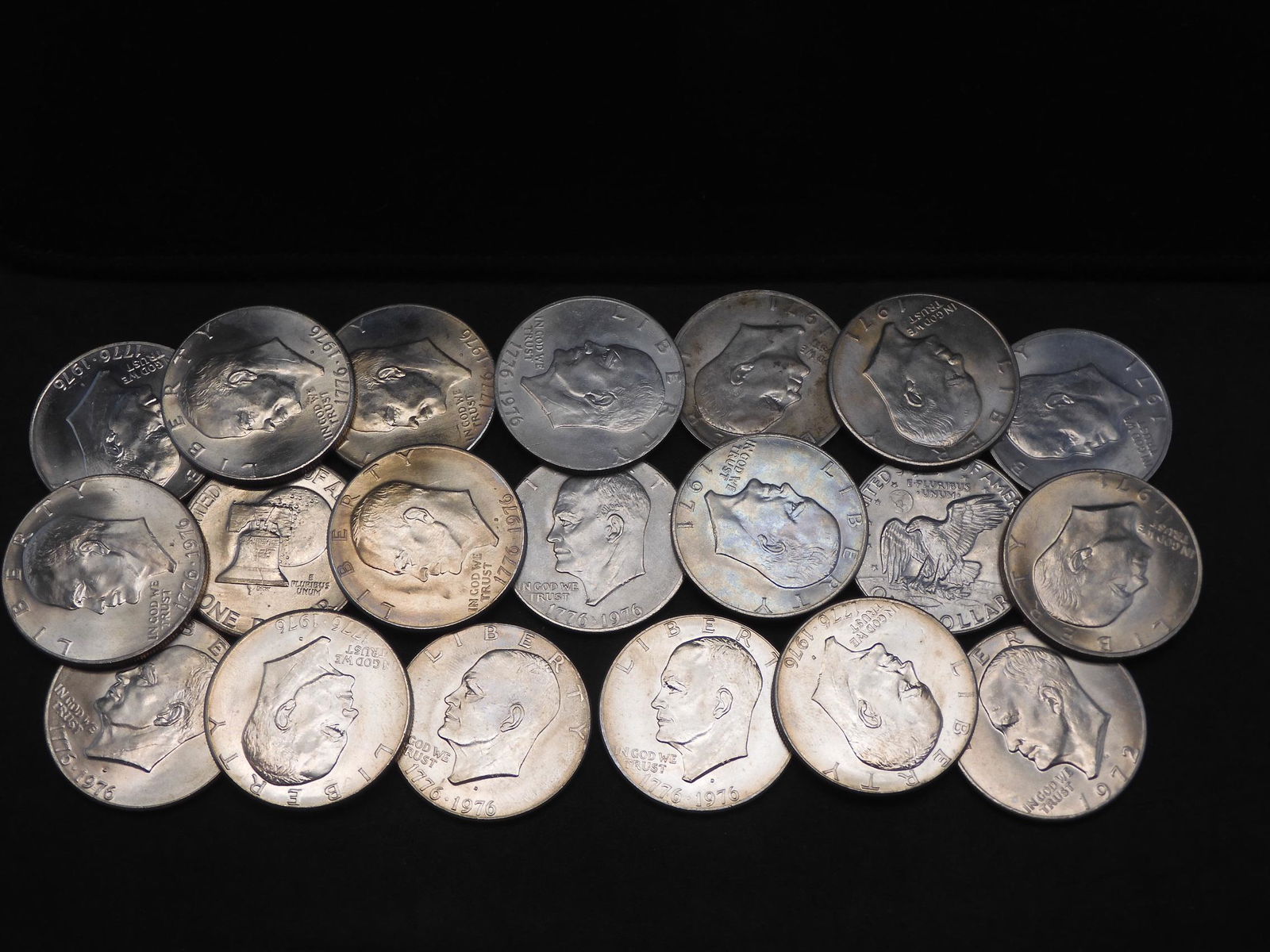 20 Pcs. Eisenhower Ike Dollars - All clad (1 of 3)