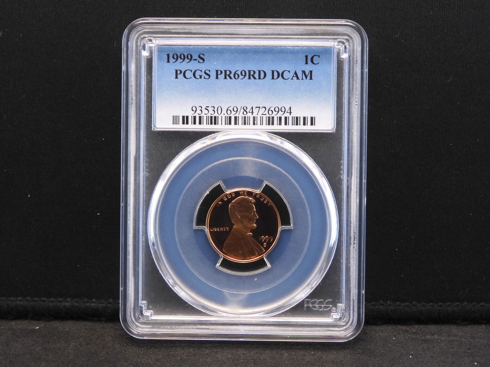 1999-S PCGS PR69 RD DCAM Lincoln Memorial Cent (1 of 4)