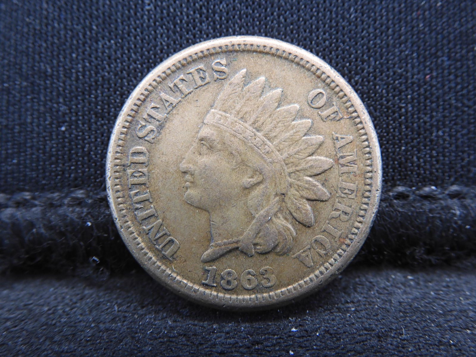 1863 Indian Head Cent - VF Condition (1 of 2)