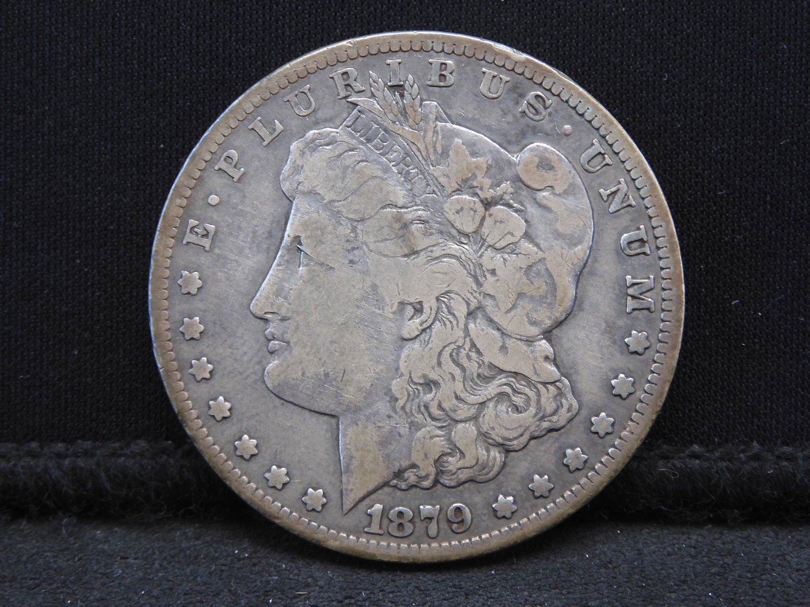 1879-CC Morgan Silver Dollar - Key Date! Fine+ (1 of 2)