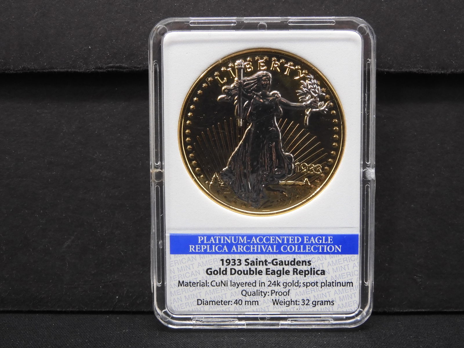 Platinum Accented Eagle Replica Archival Collection (1 of 4)