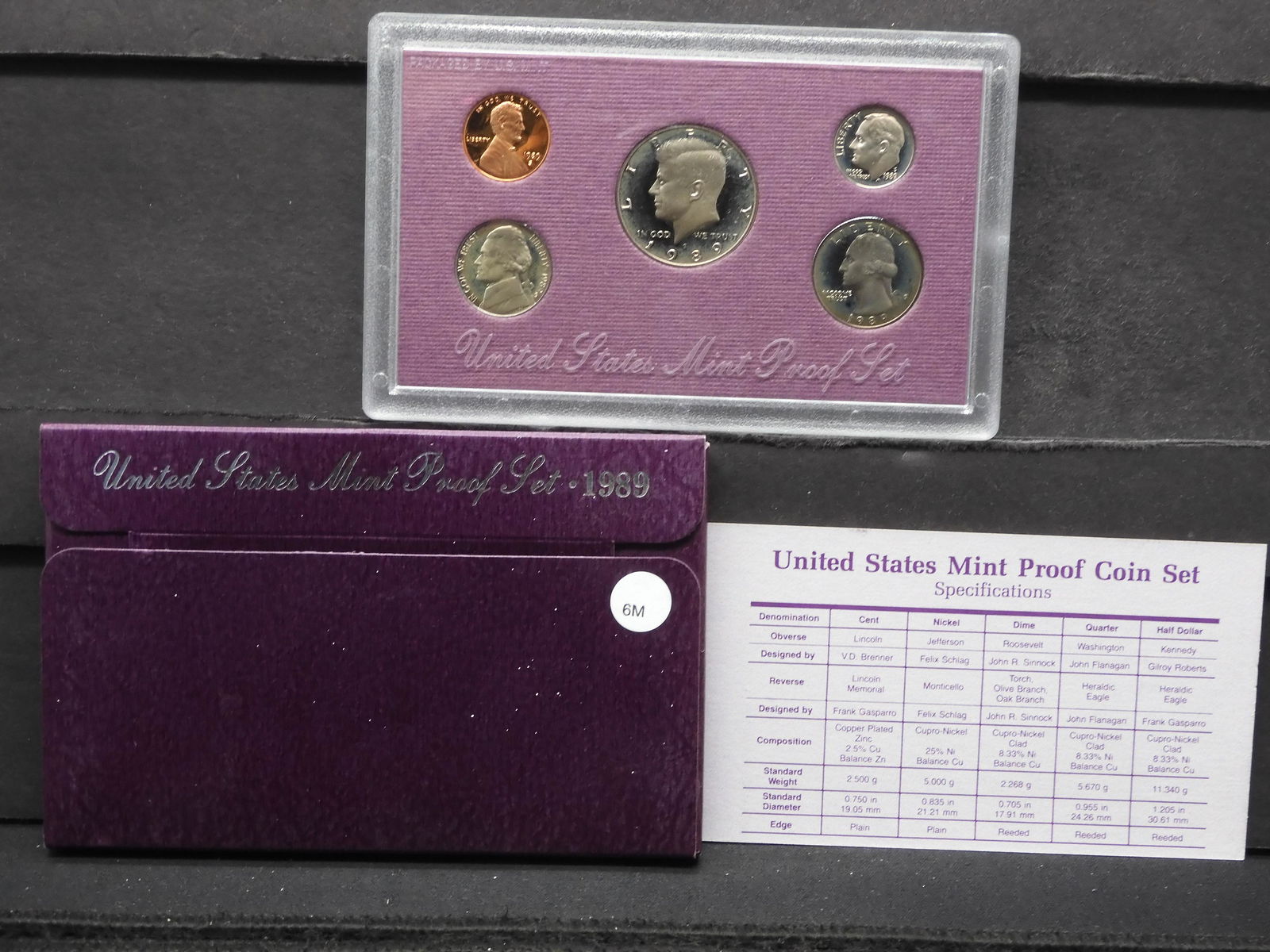 1989-S US Mint Proof Set (1 of 4)