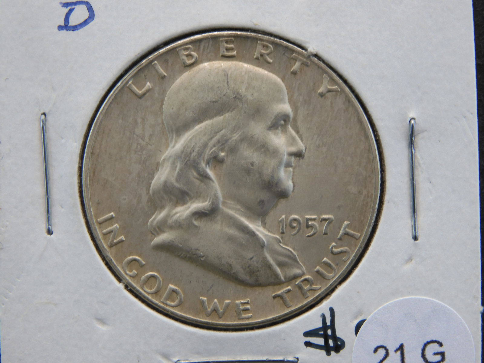 1957-D Franklin 50c. (1 of 3)