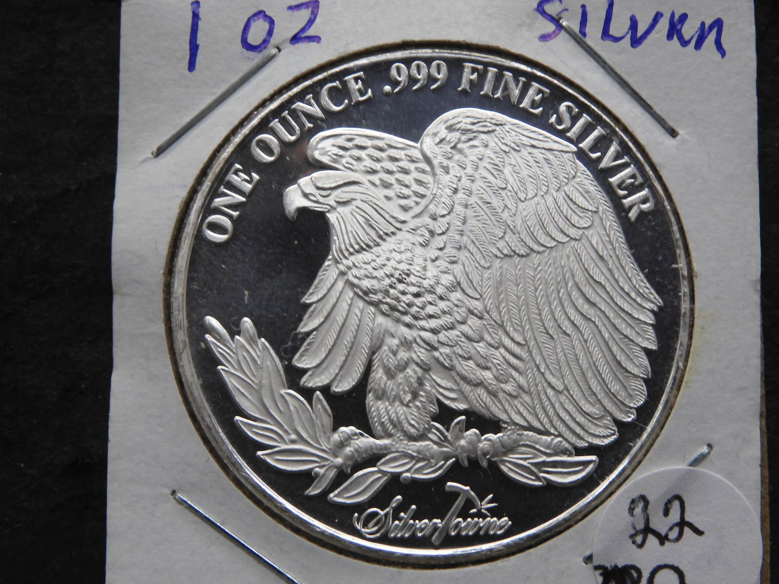One Ounce .999 Fine Silver Eagle Round (1 of 3)