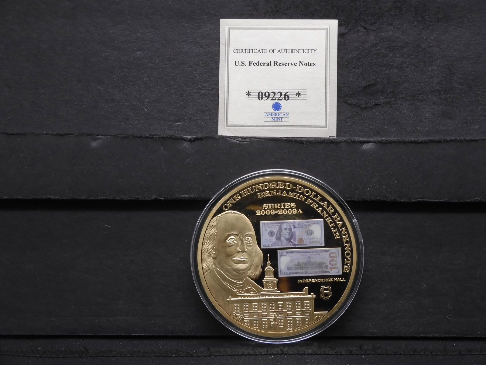 100$ Benjamin Franklin Series 2009 - Large (1 of 5)