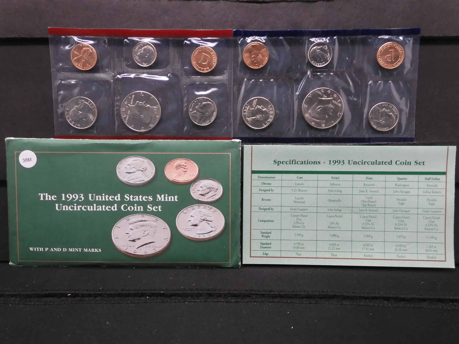 1993 P & D Unc. US Mint Set (1 of 6)