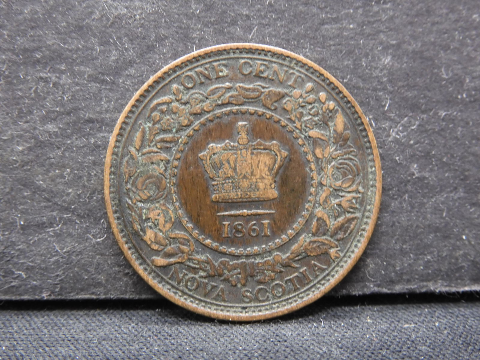 1861 CANADA (ONLY 400K EVER MINTED), ONE CENT 160 YRS (1 of 2)
