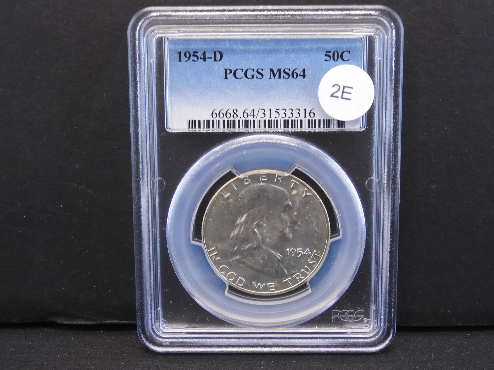 1954-D Franklin 50c.  PCGS MS64. (1 of 4)