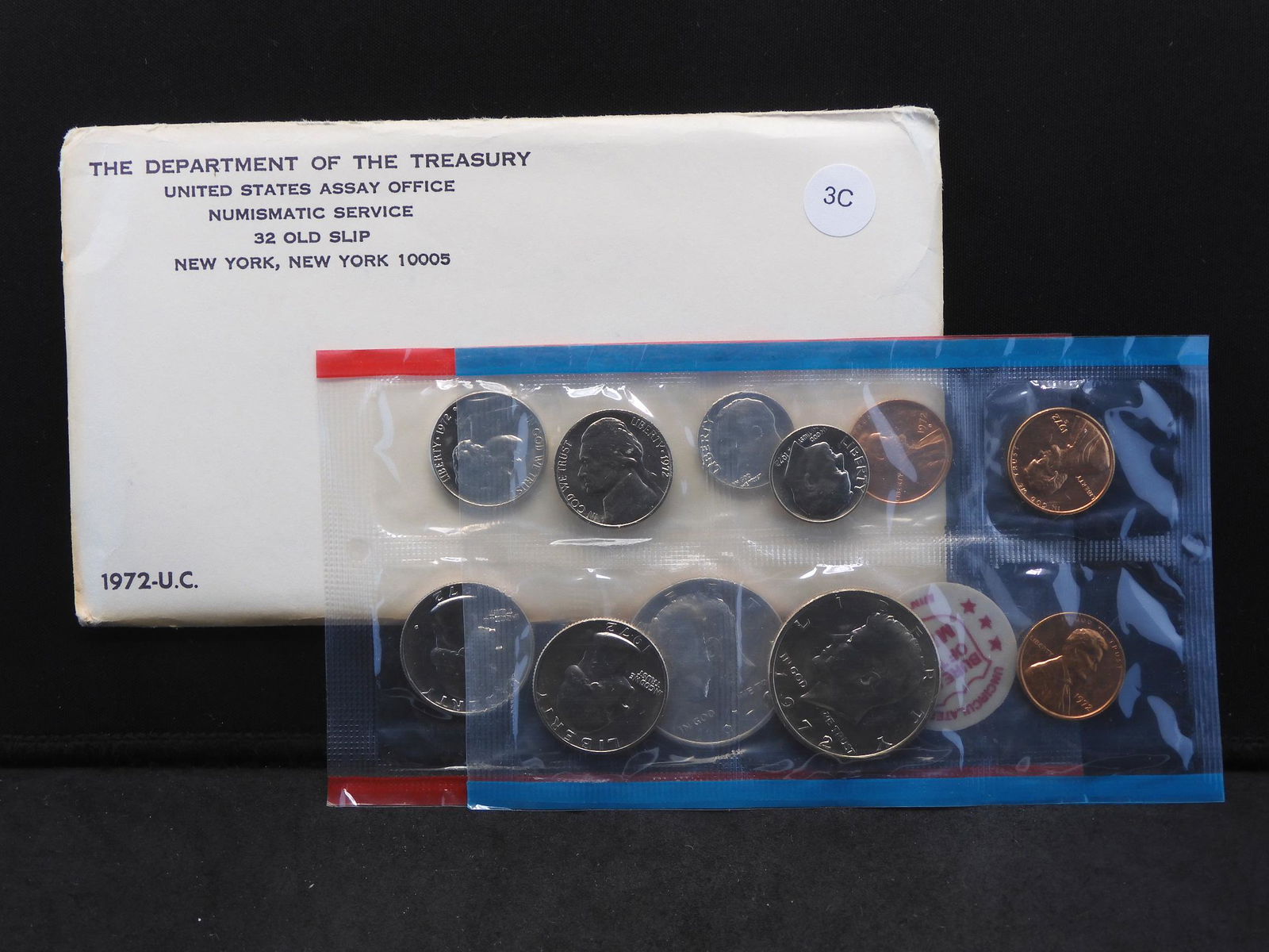 1972 P & D US Mint Unc. Coin Set (1 of 5)