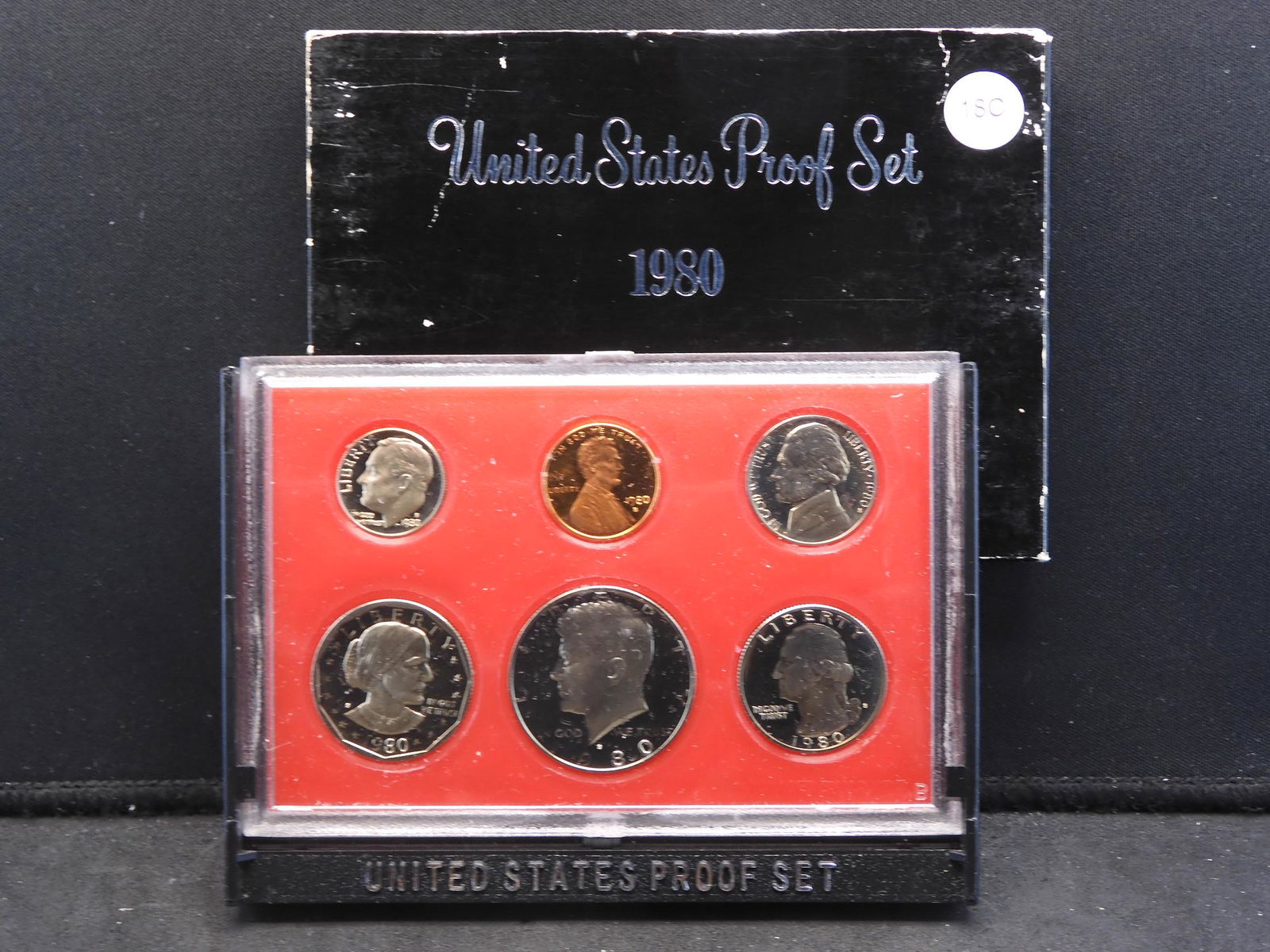 1980 -S US Proof Set w/S.B.A. Dollar (1 of 3)