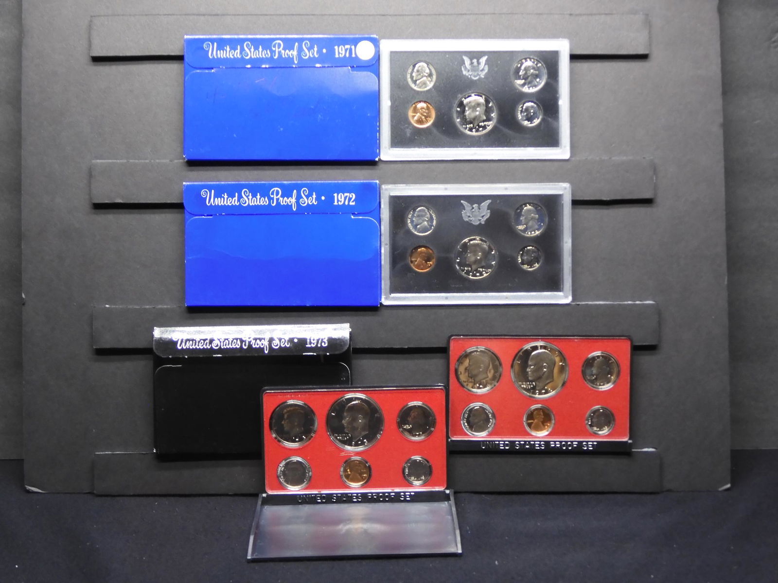 1971-S, 1972-S, 1973-S & 1974-S United States Proof (1 of 9)