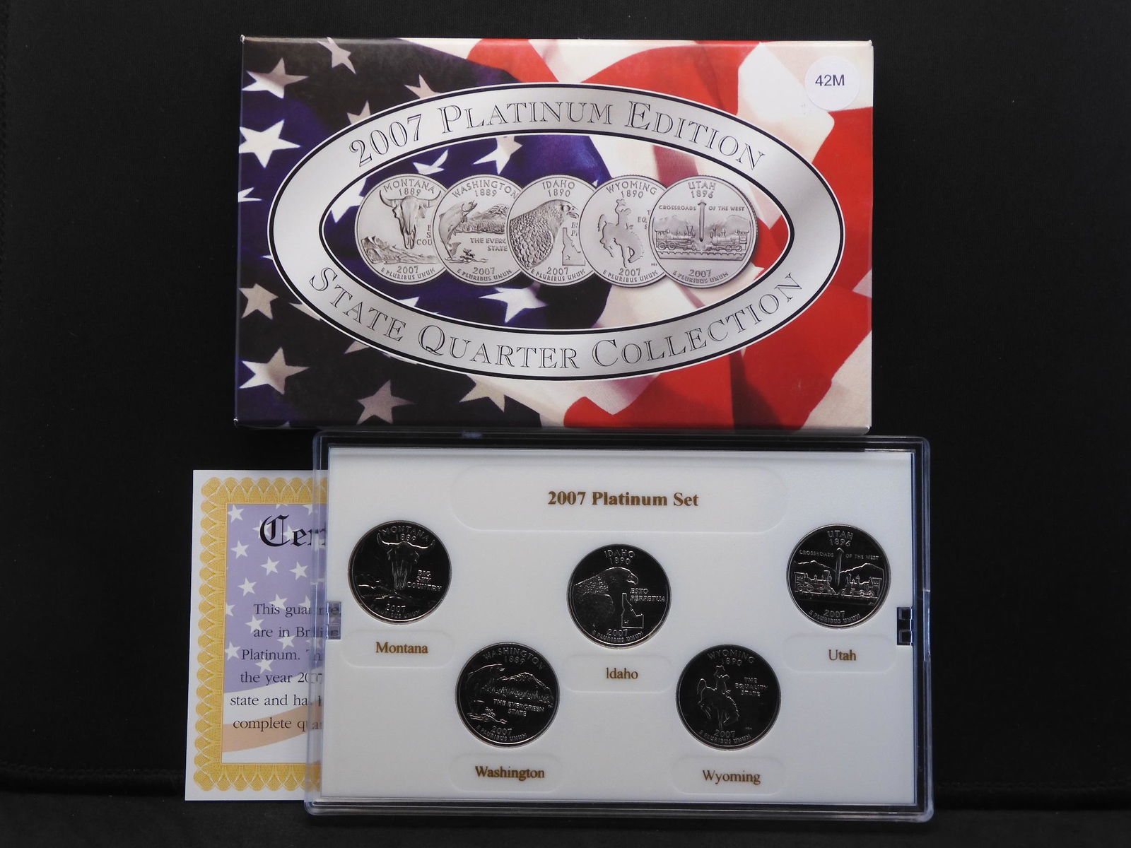 2007-P Platinum State Quarters Collection With (1 of 4)