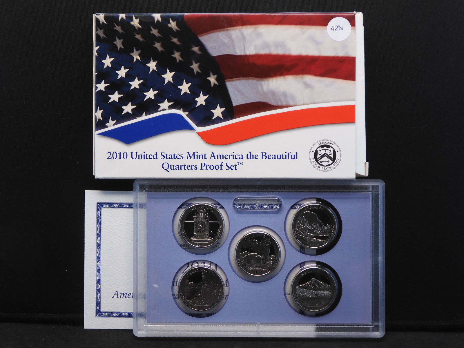 2010-S U.S. Mint America The Beautiful Quarters 5-Coin (1 of 4)