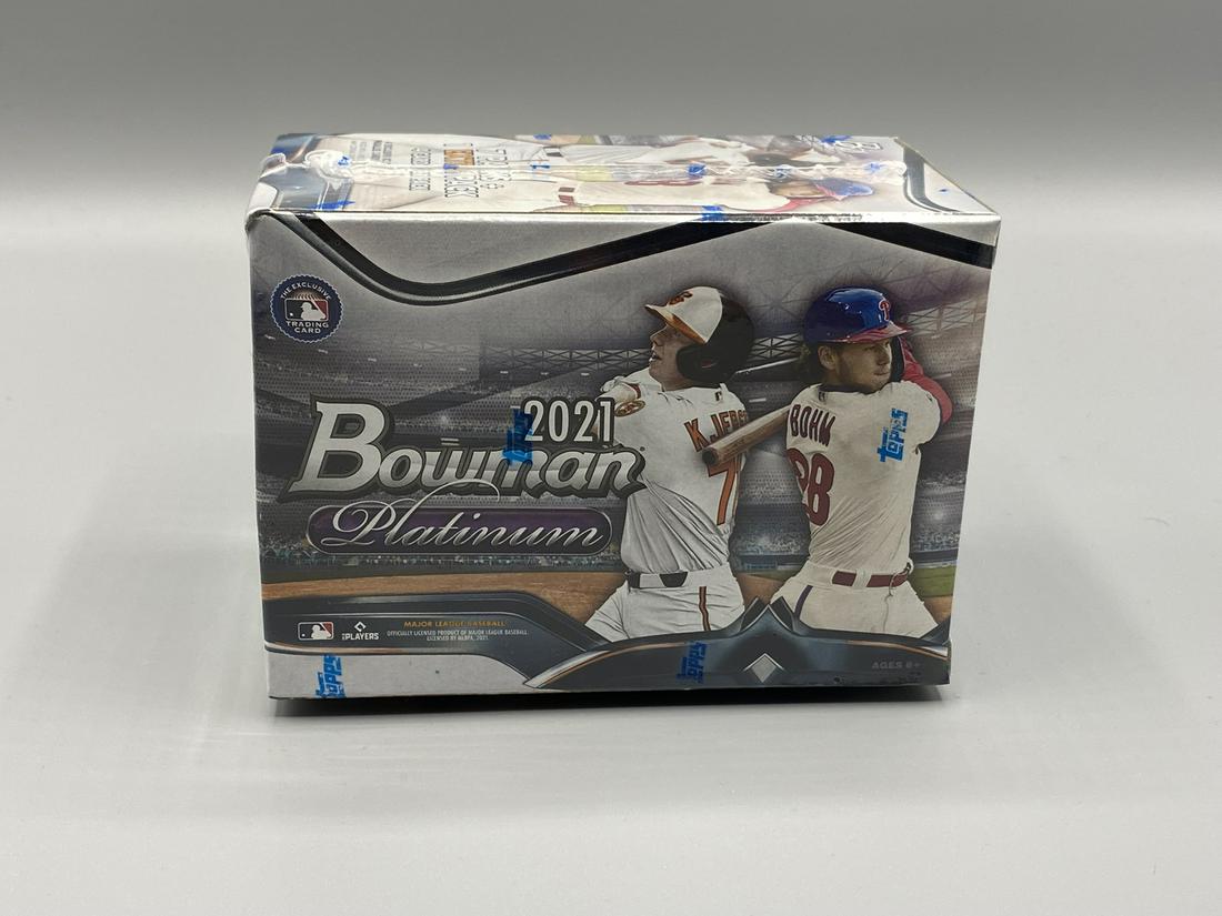 2021 Bowman Platinum Baseball Blaster Wax Box Sealed (1 of 2)