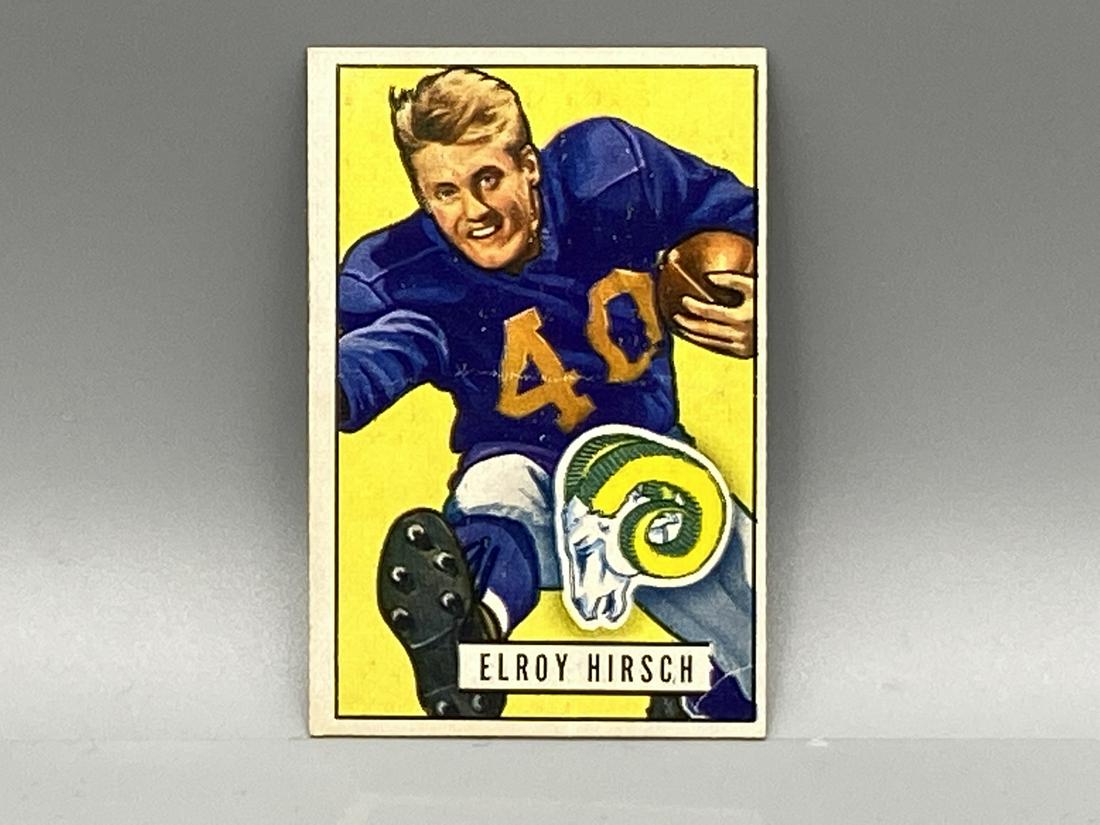 1951 Bowman Elroy Hirsch #76 (1 of 3)