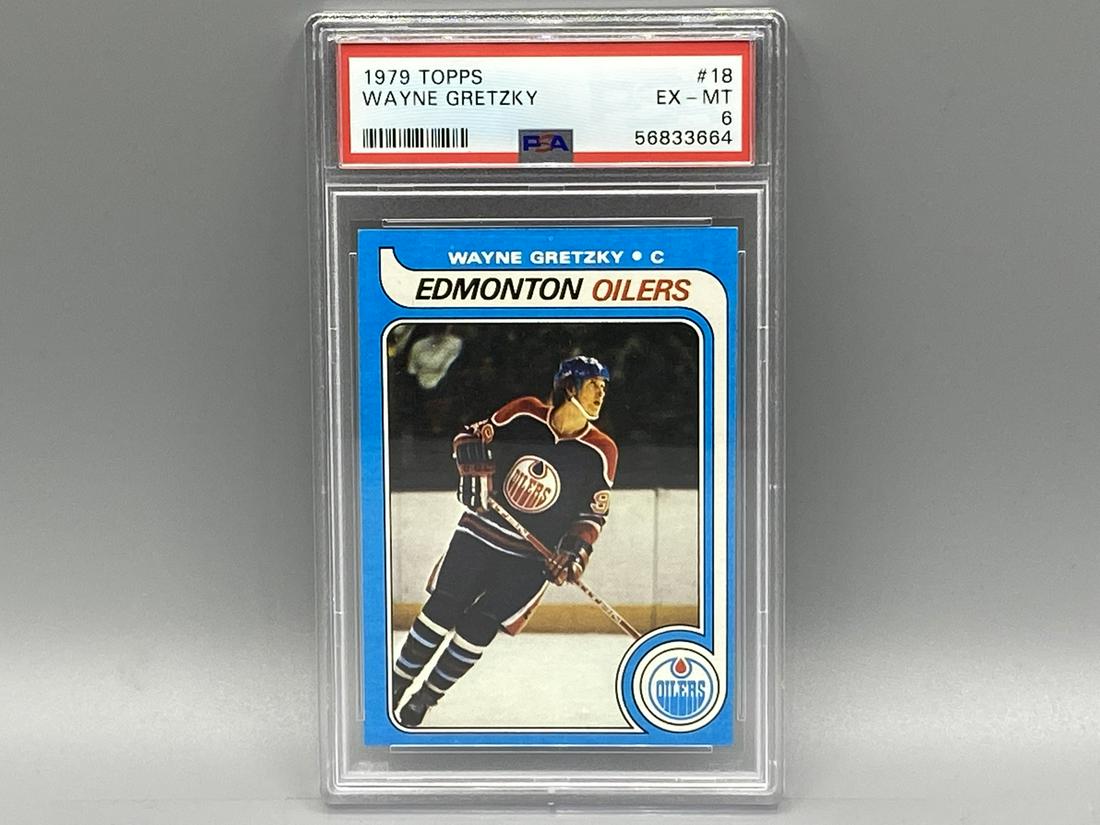 1979 Topps Wayne Gretzky #18 PSA 6 Rookie HOF (1 of 2)