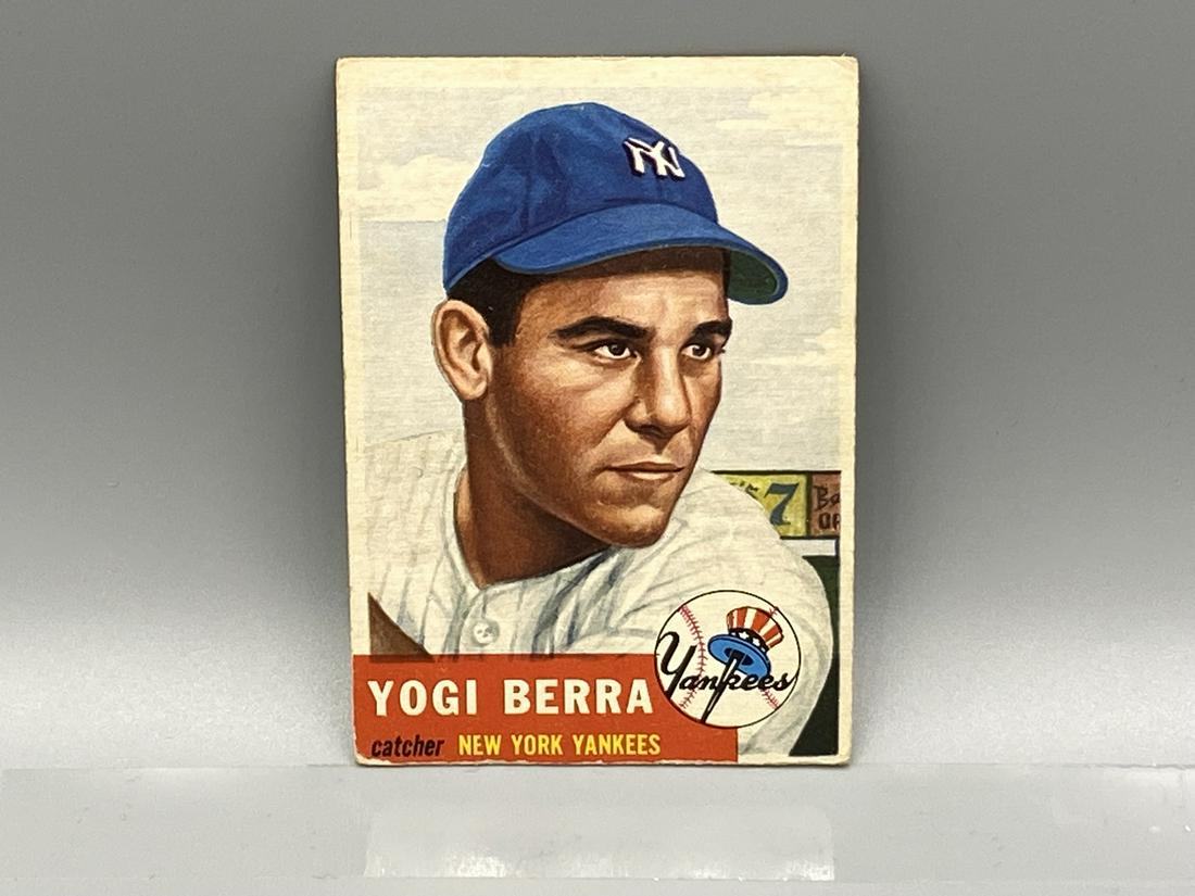 1953 Topps Yogi Berra #104 HOF: 1953 Topps Yogi Berra #104 HOF