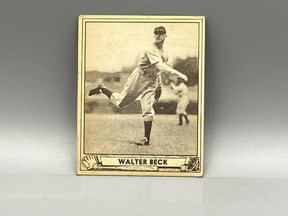 1940 Play Ball Walter Beck #217: 1940 Play Ball Walter Beck #217